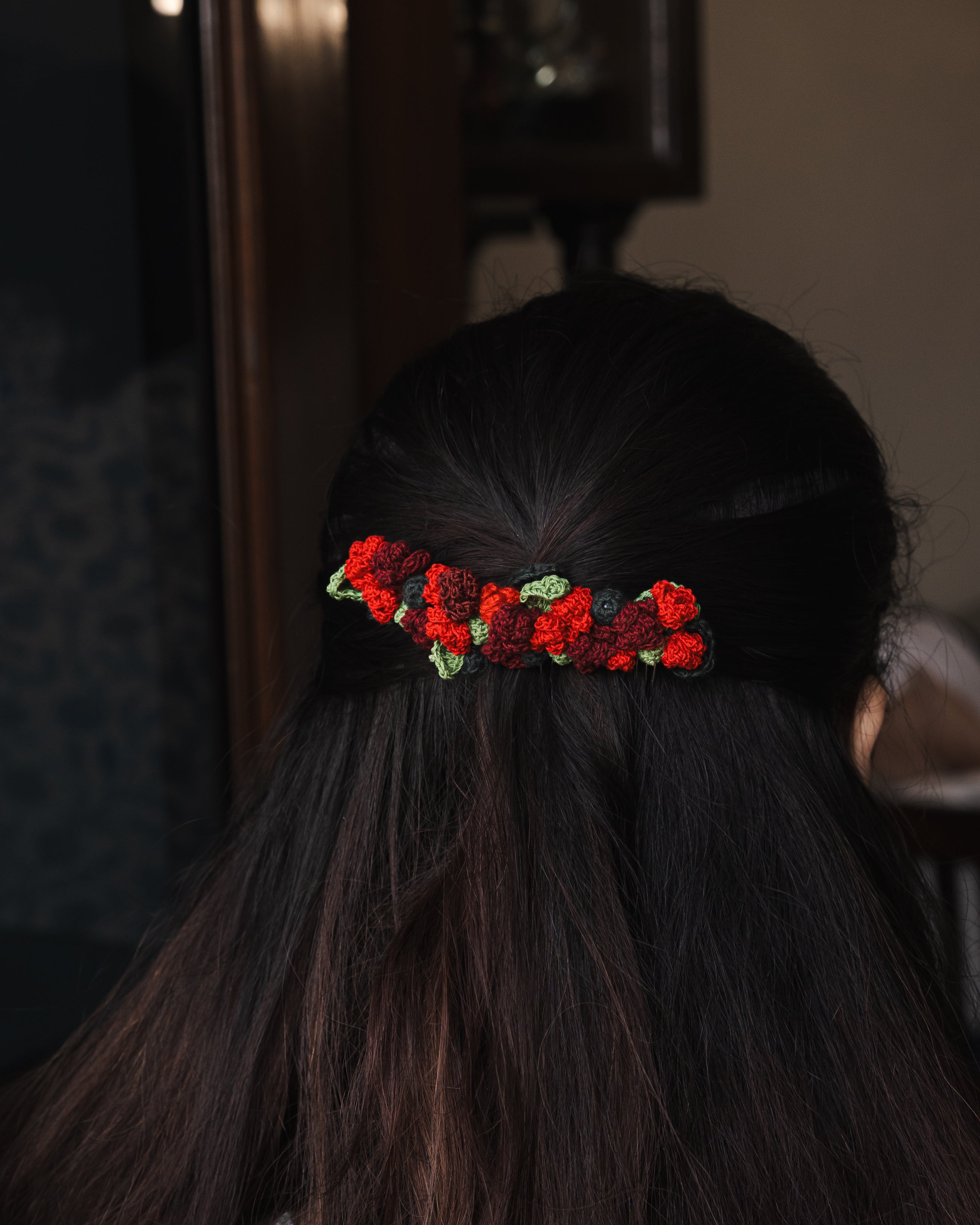 Roses Hair Comb by Ikriit'm with Comb at Kamakhyaa for sustainable fashion