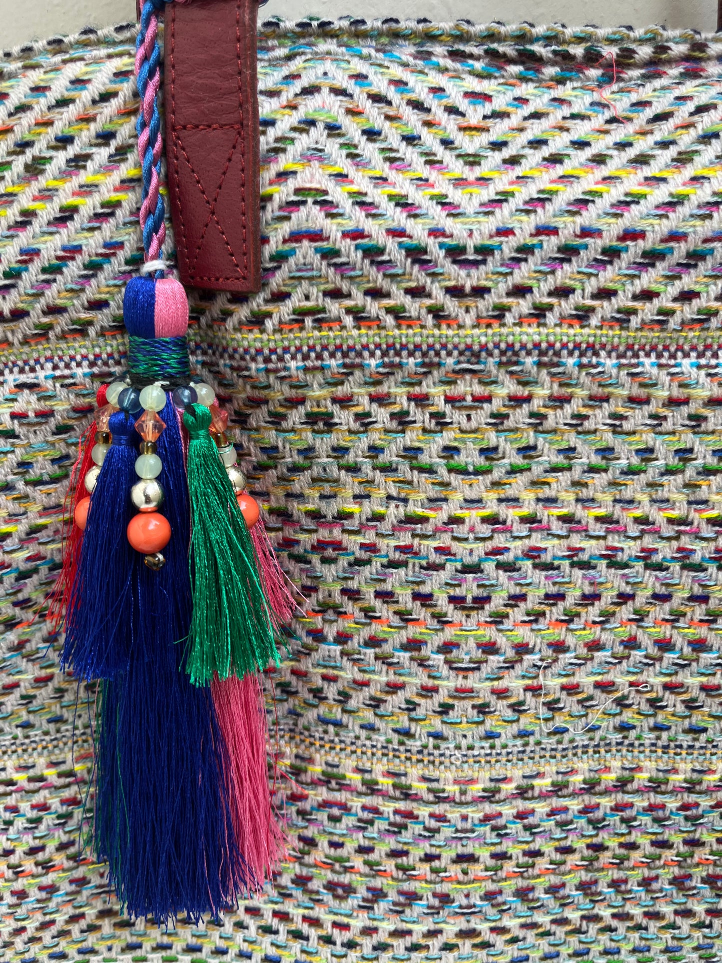 Multicolor Handbag by Discarded Fresh Bags with at Kamakhyaa for sustainable fashion