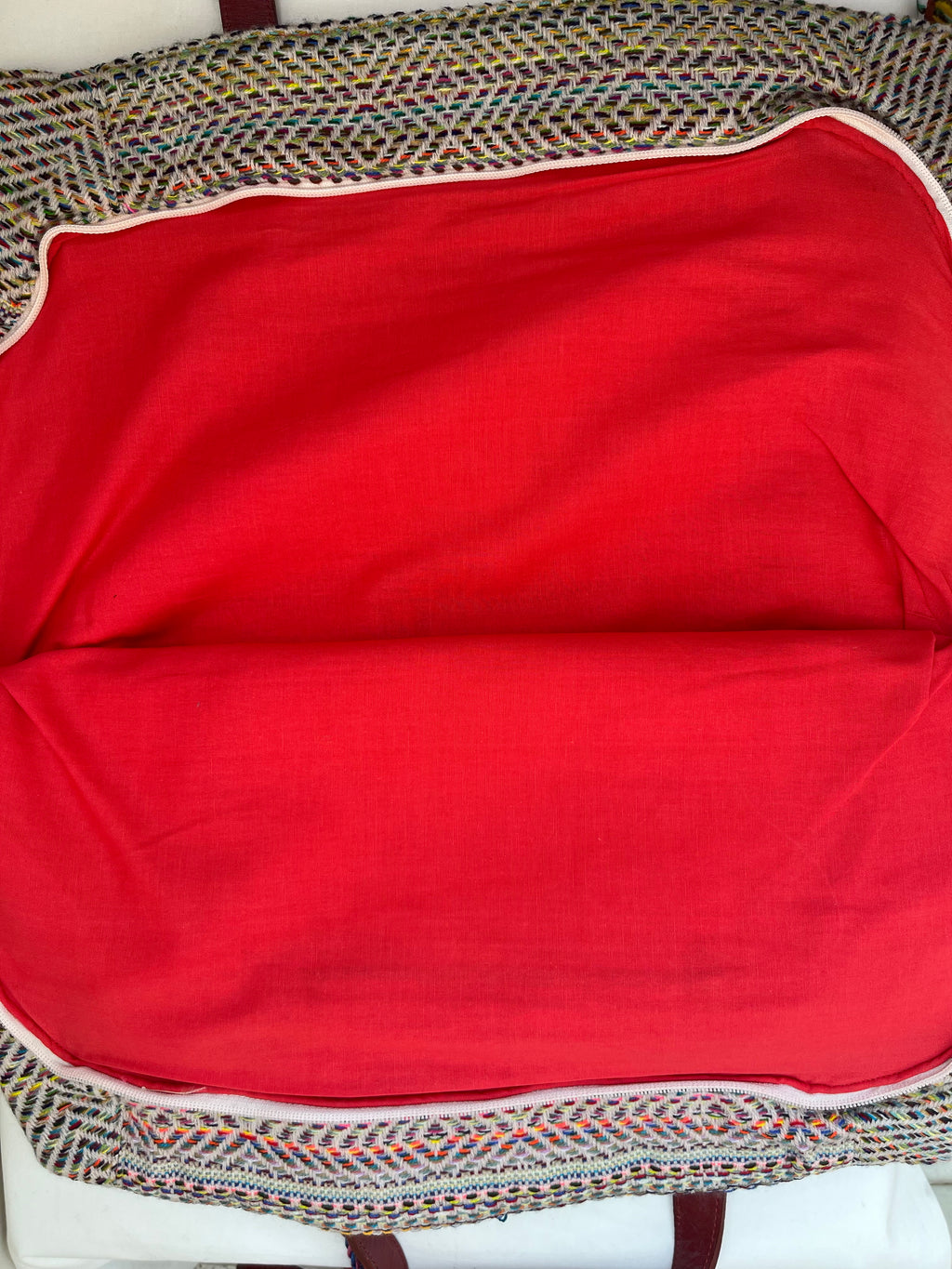 Multicolor Handbag by Discarded Fresh Bags with at Kamakhyaa for sustainable fashion