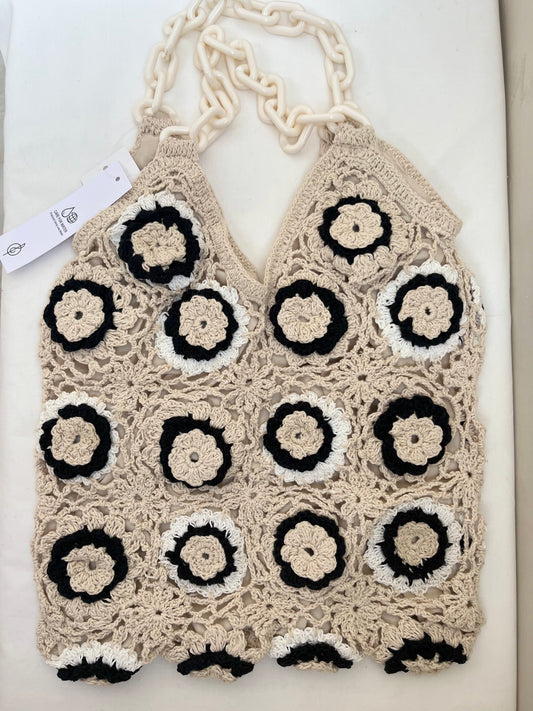 Crochet Hand Bag by Discarded Fresh Bags with at Kamakhyaa for sustainable fashion