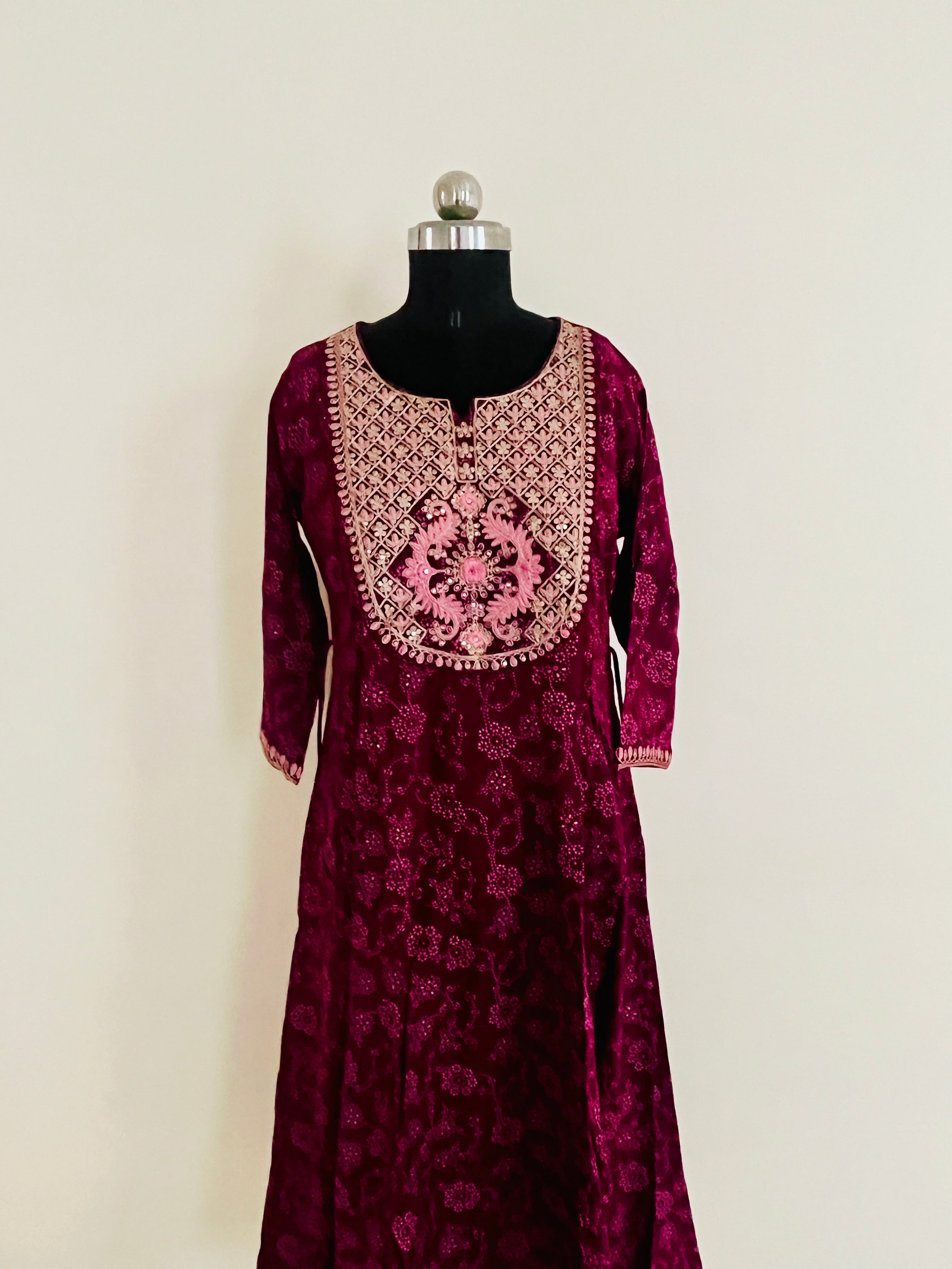 Red Cotton Printed Kurta Set With Dupatta by Indian Wear with Cotton, Ethnic Wear, Kurta Pant Sets, Kurta Set with Dupattas, Natural, Prints, Red, Regular Fit, Womenswear at Kamakhyaa for sustainable fashion