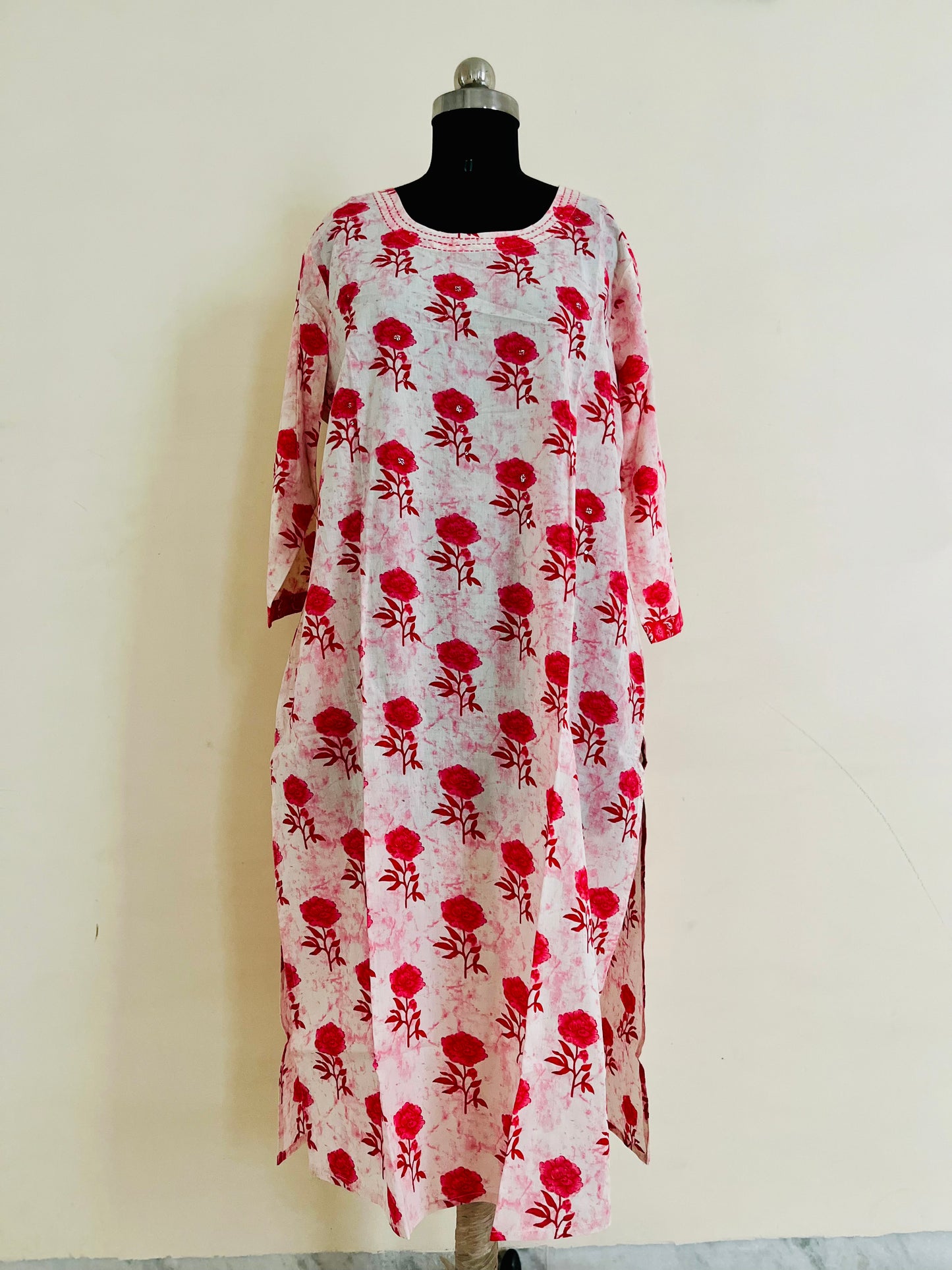 Pink Rose Kurta with Dupatta by Indian Wear with at Kamakhyaa for sustainable fashion