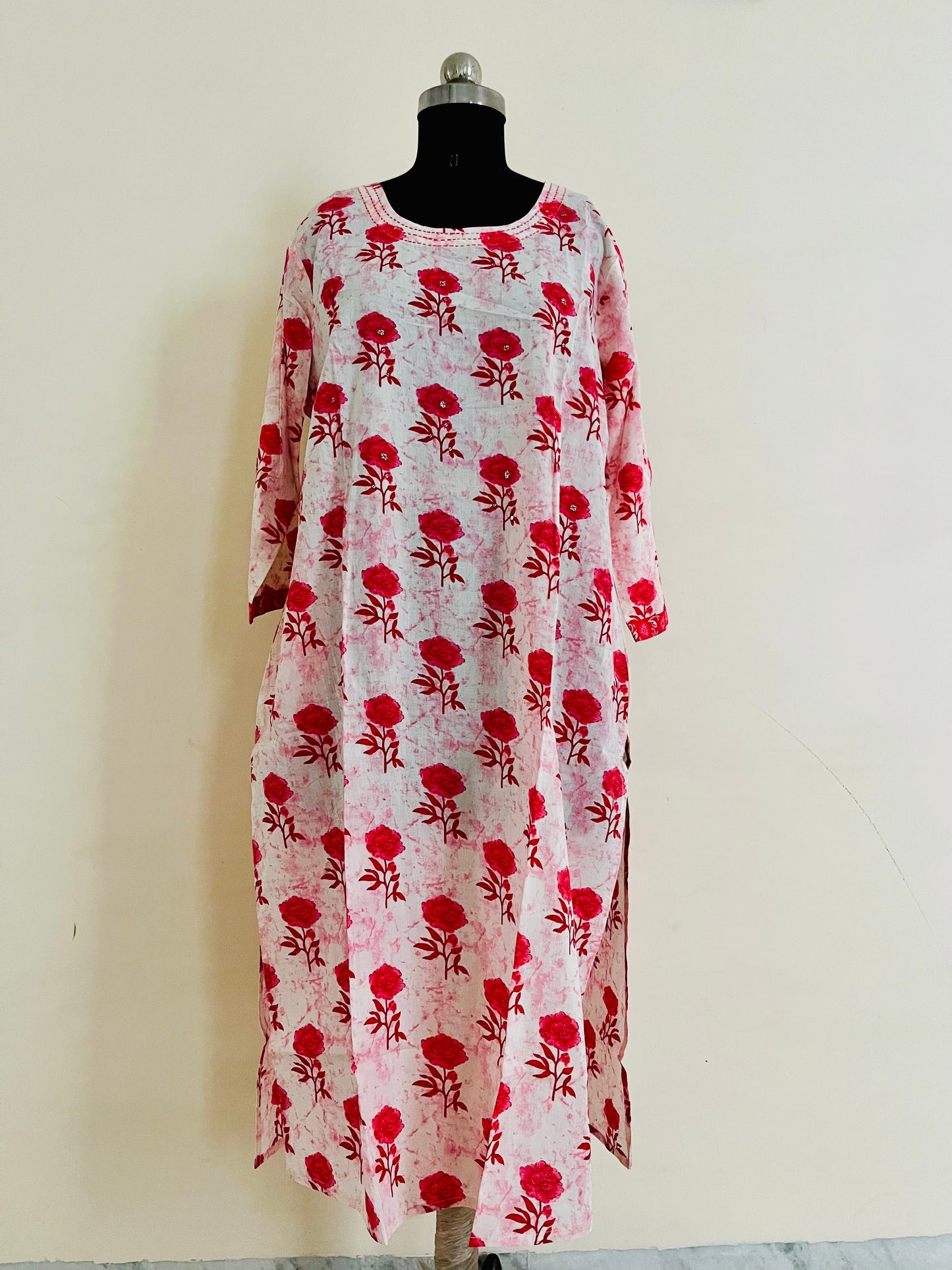 Pink Rose Kurta with Dupatta by Indian Wear with at Kamakhyaa for sustainable fashion