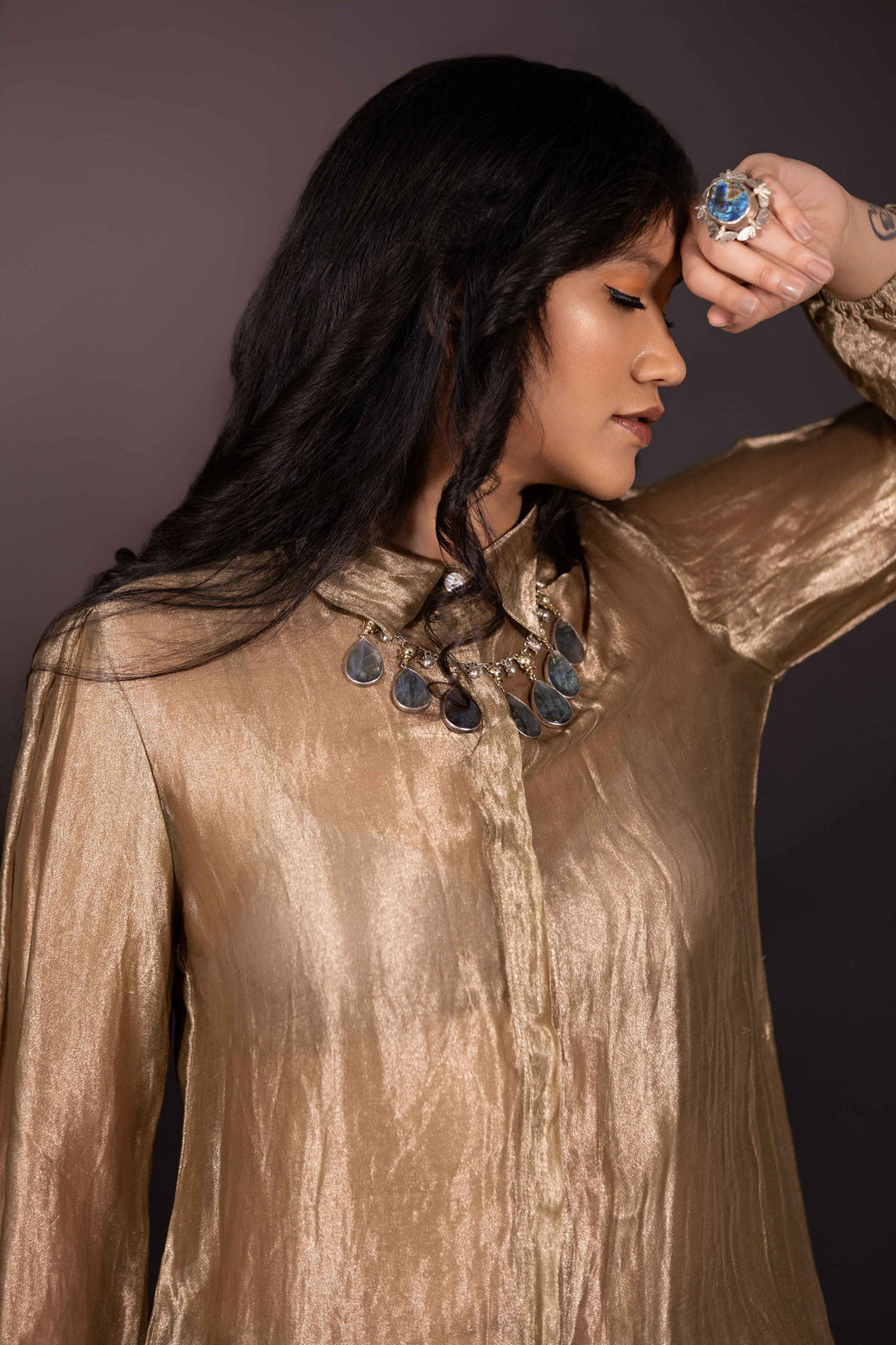 Nyuti by Chambray & Co. with Qurbat by Chambray & Co at Kamakhyaa for sustainable fashion