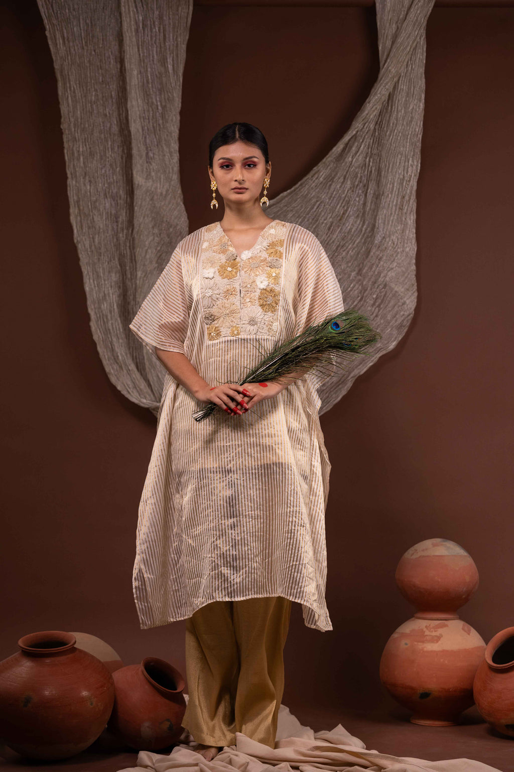 Atreyi by Chambray & Co. with Qurbat by Chambray & Co at Kamakhyaa for sustainable fashion