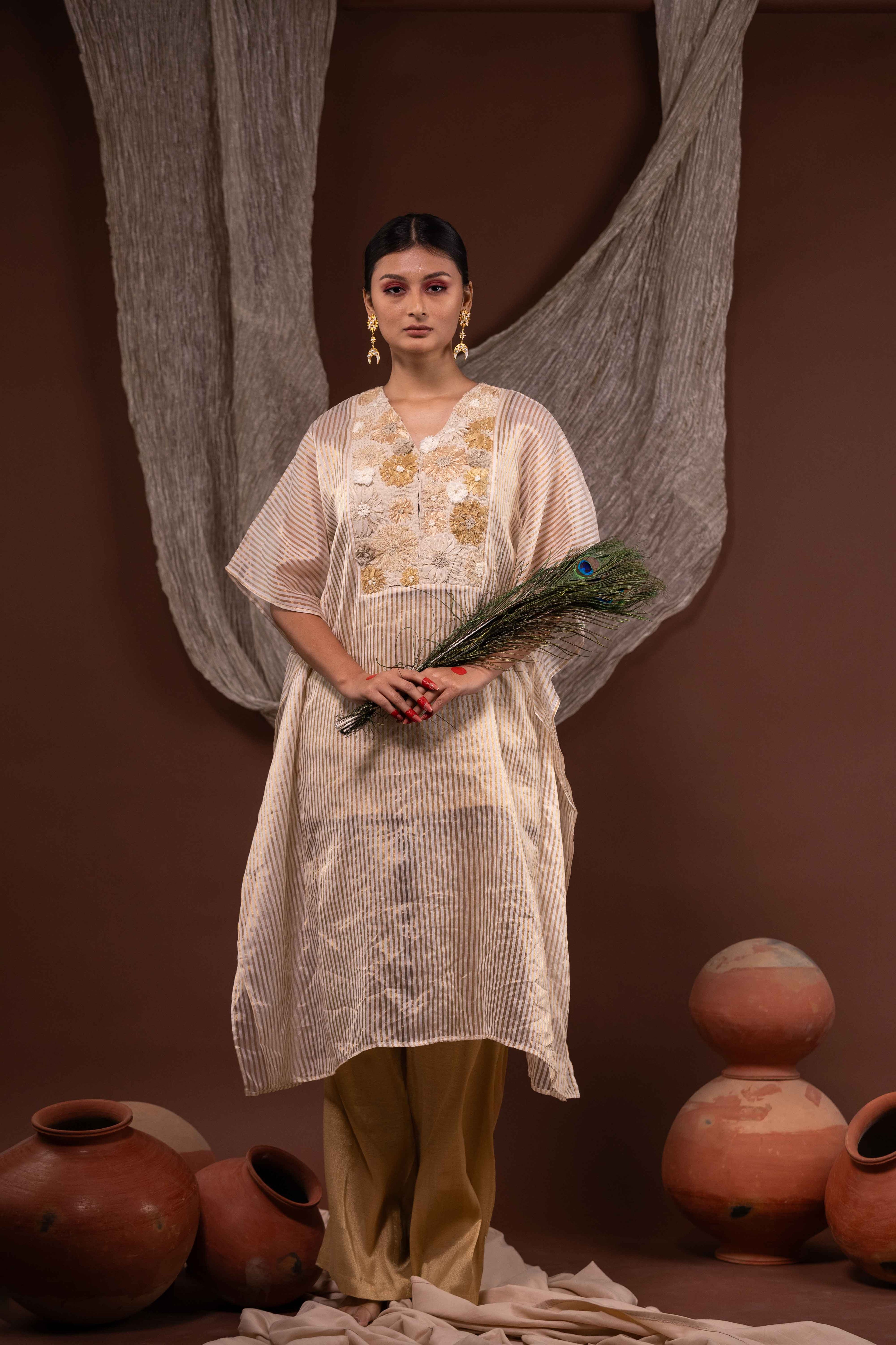 Atreyi by Chambray & Co. with Qurbat by Chambray & Co at Kamakhyaa for sustainable fashion