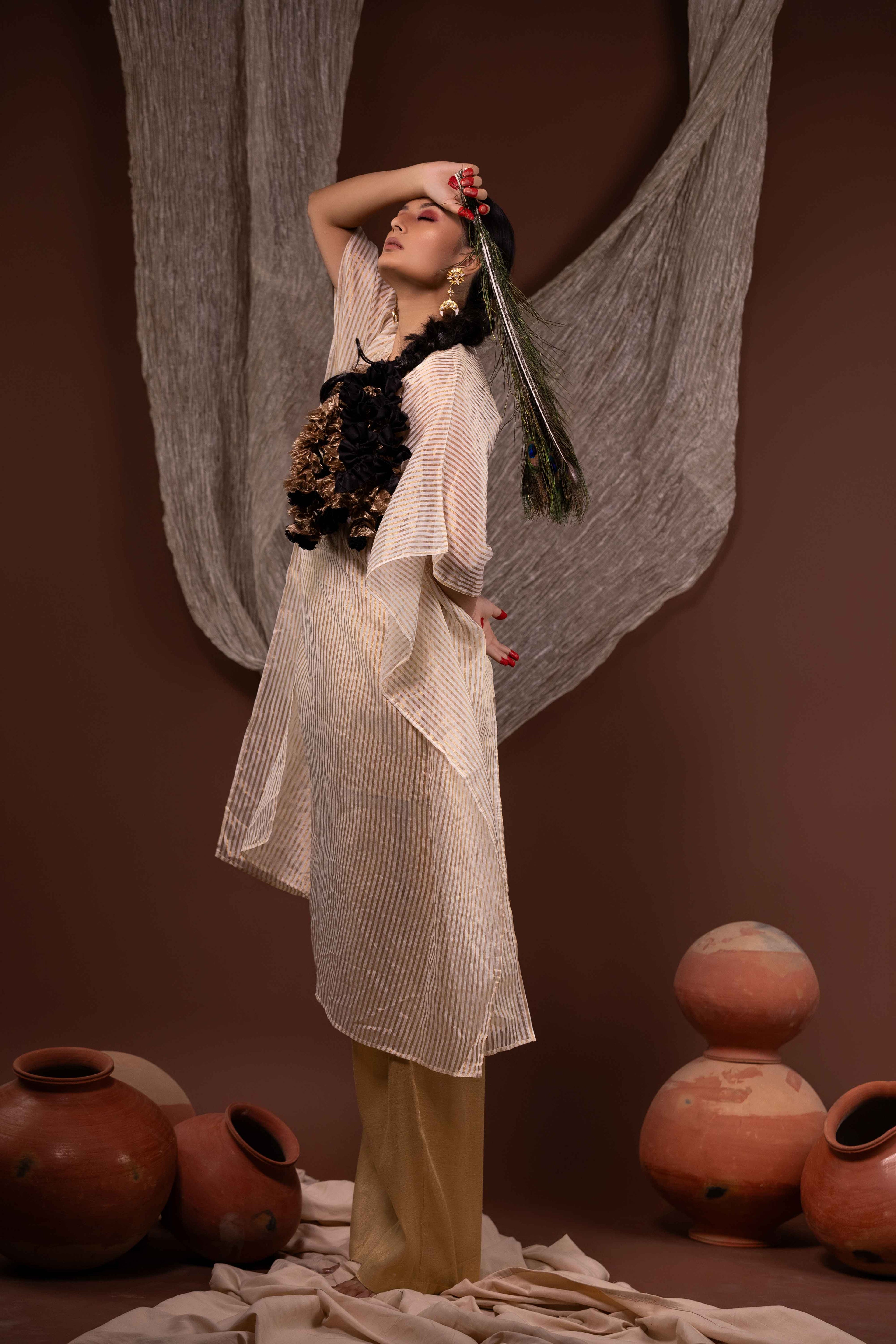 Atreyi by Chambray & Co. with Qurbat by Chambray & Co at Kamakhyaa for sustainable fashion