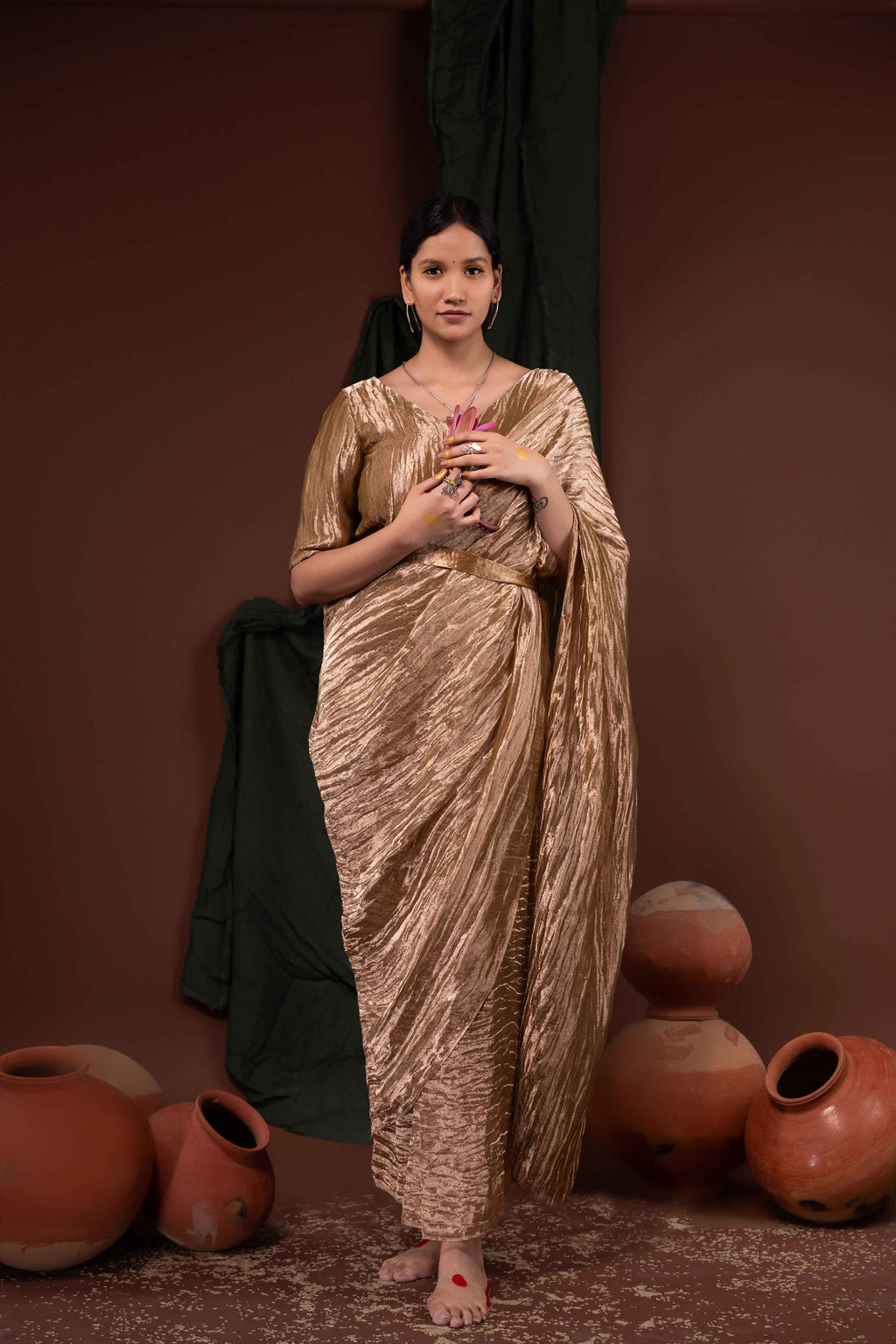 Iti by Chambray & Co. with Qurbat by Chambray & Co at Kamakhyaa for sustainable fashion