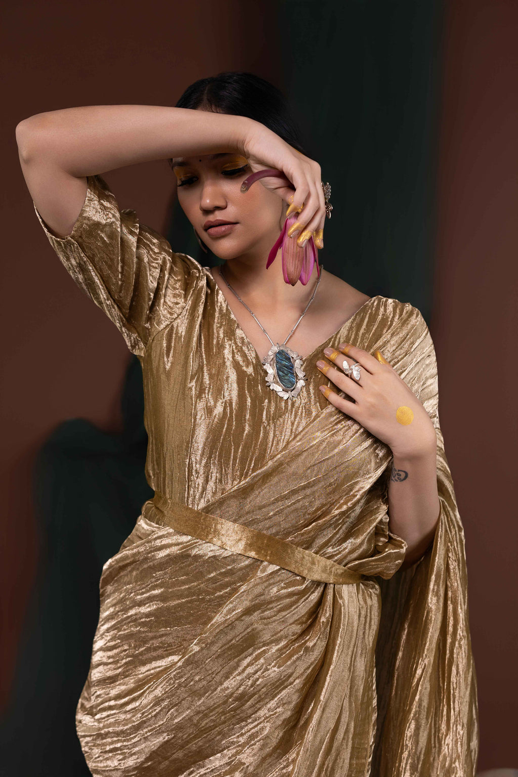 Iti by Chambray & Co. with Qurbat by Chambray & Co at Kamakhyaa for sustainable fashion