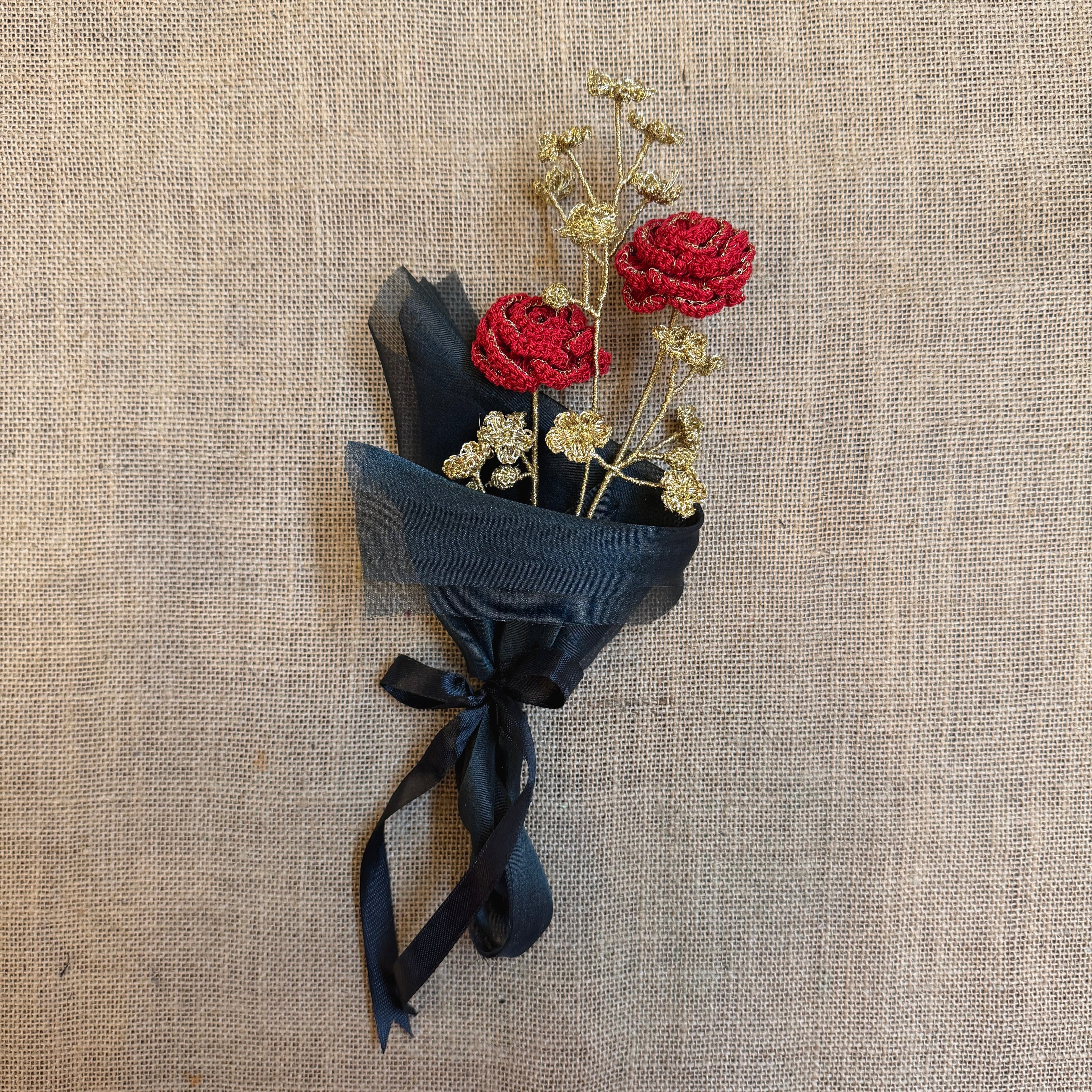 Zari Ruhani Blooms by Ikriit'm with bouquet, Decor at Kamakhyaa for sustainable fashion