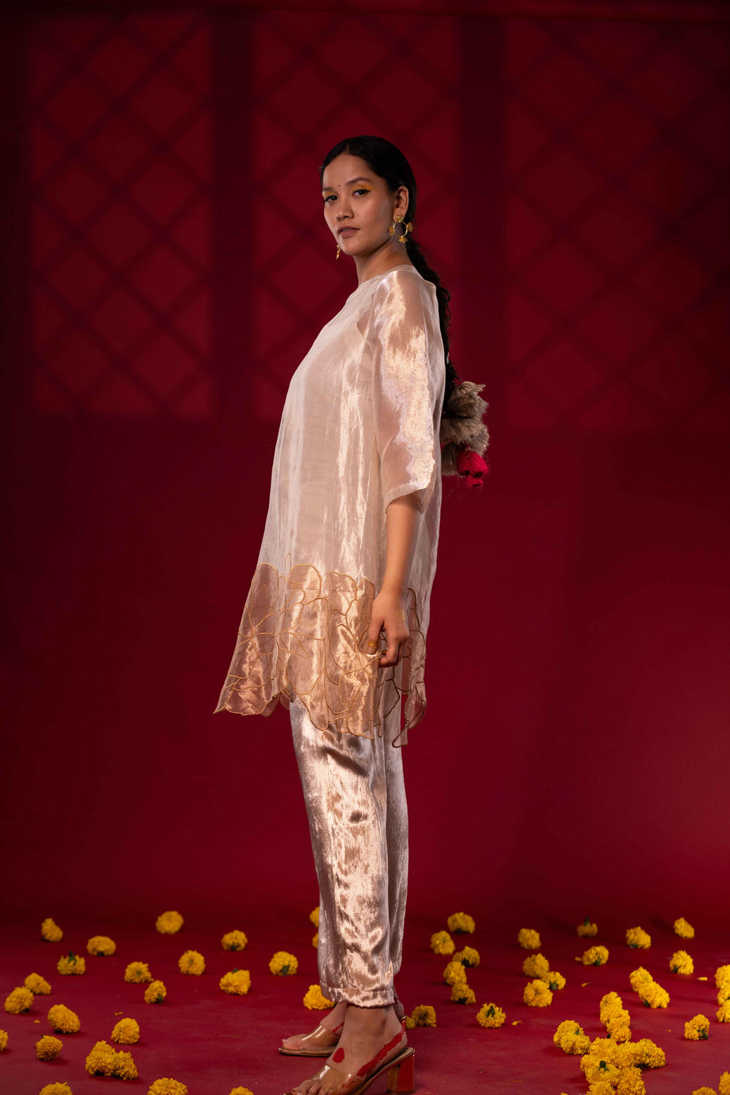 Tisya by Chambray & Co. with Qurbat by Chambray & Co at Kamakhyaa for sustainable fashion