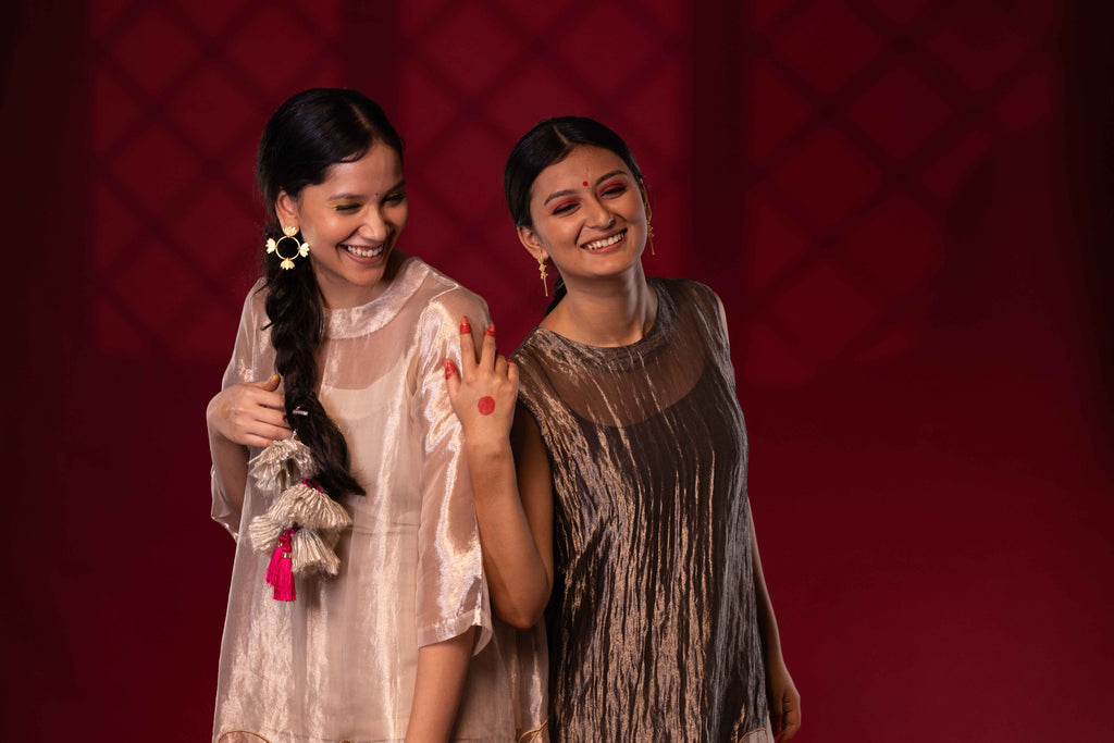 Tisya by Chambray & Co. with Qurbat by Chambray & Co at Kamakhyaa for sustainable fashion