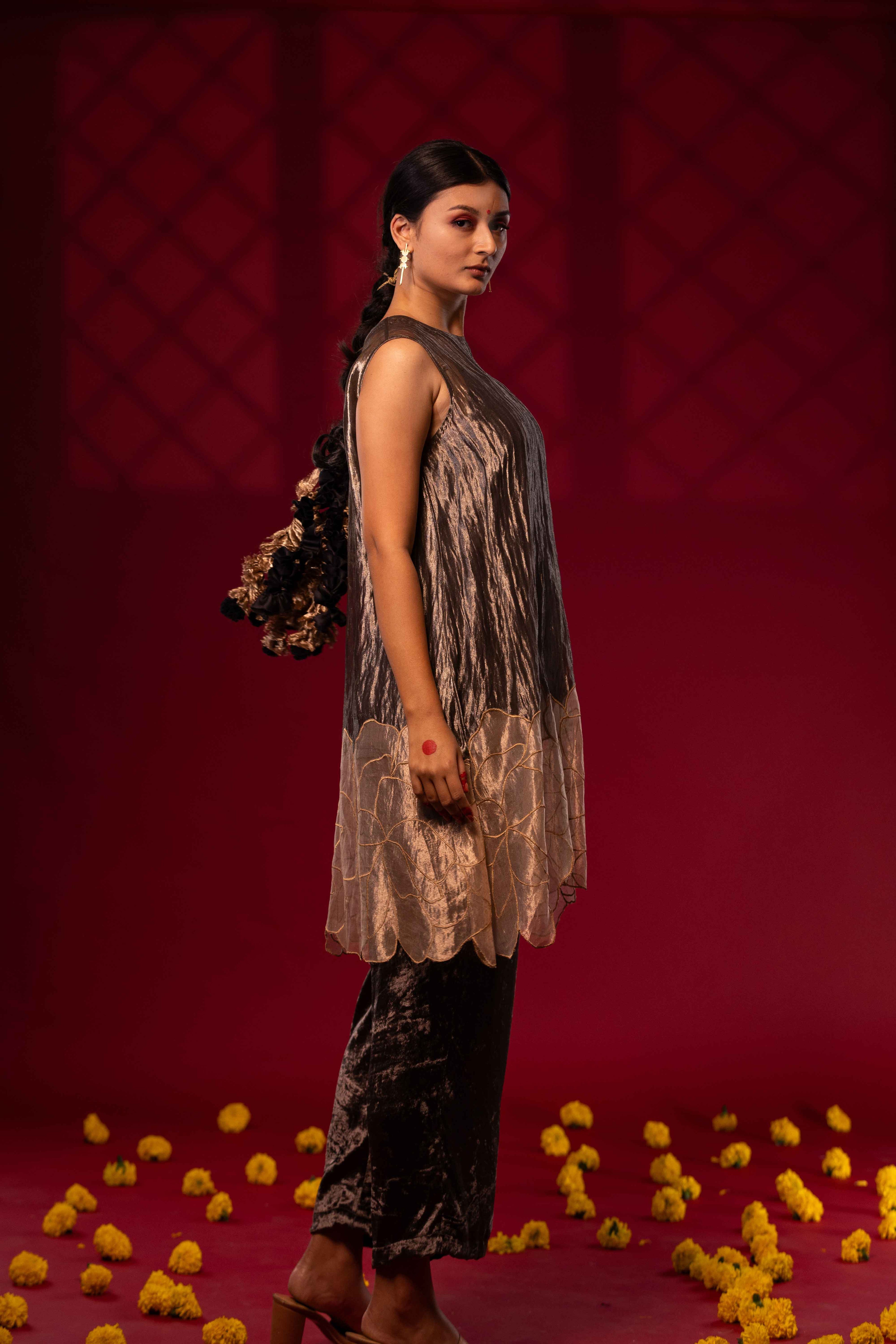 Yuvika by Chambray & Co. with Qurbat by Chambray & Co at Kamakhyaa for sustainable fashion