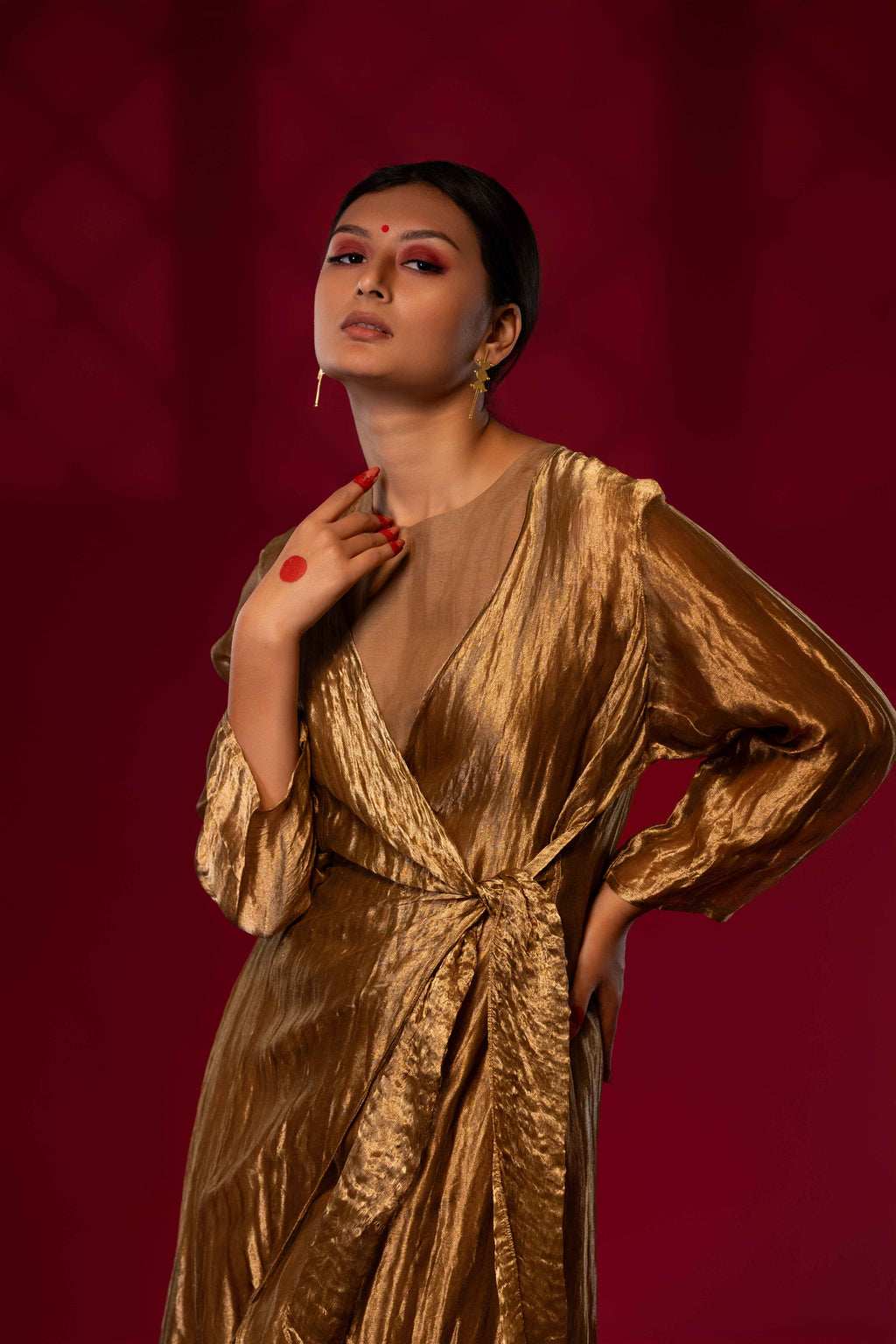 Dhyuti by Chambray & Co. with Qurbat by Chambray & Co at Kamakhyaa for sustainable fashion