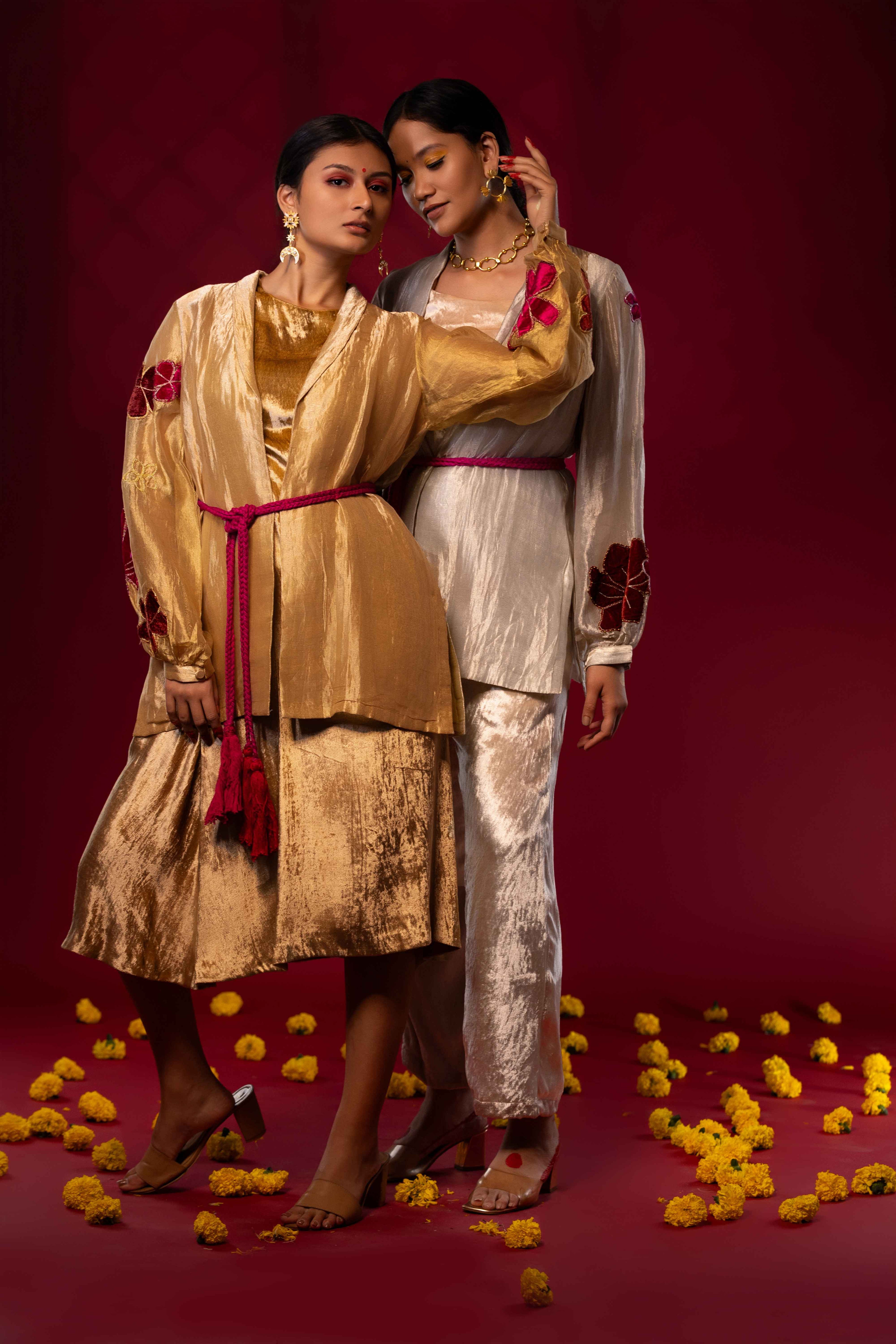 Taksha by Chambray & Co. with Qurbat by Chambray & Co at Kamakhyaa for sustainable fashion