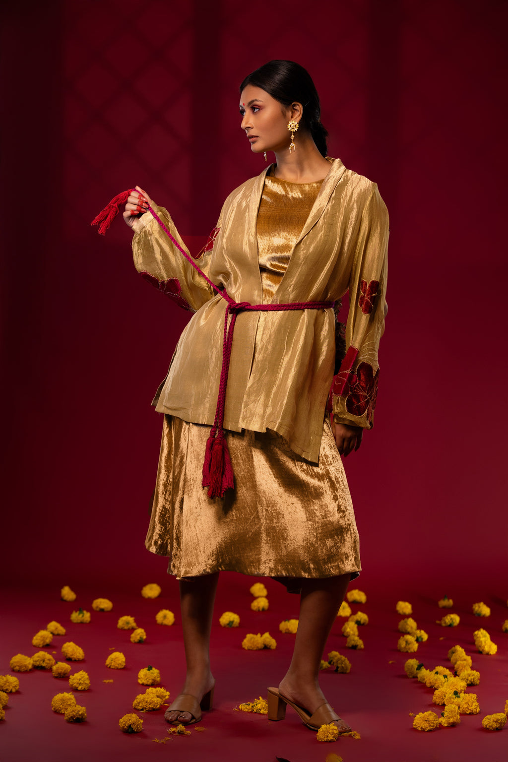 Sur Jacket by Chambray & Co. with Qurbat by Chambray & Co at Kamakhyaa for sustainable fashion