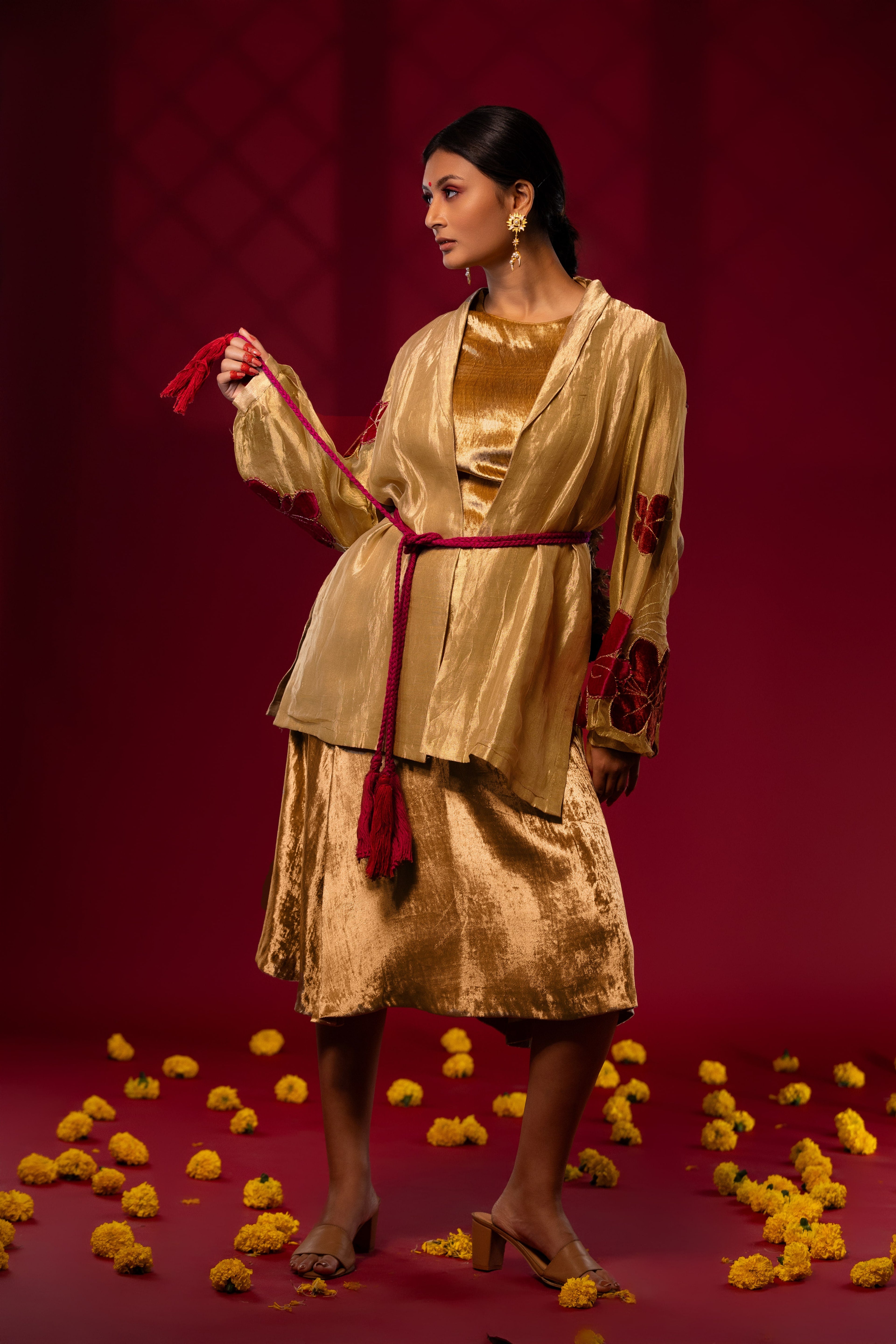 Sur Jacket by Chambray & Co. with Qurbat by Chambray & Co at Kamakhyaa for sustainable fashion