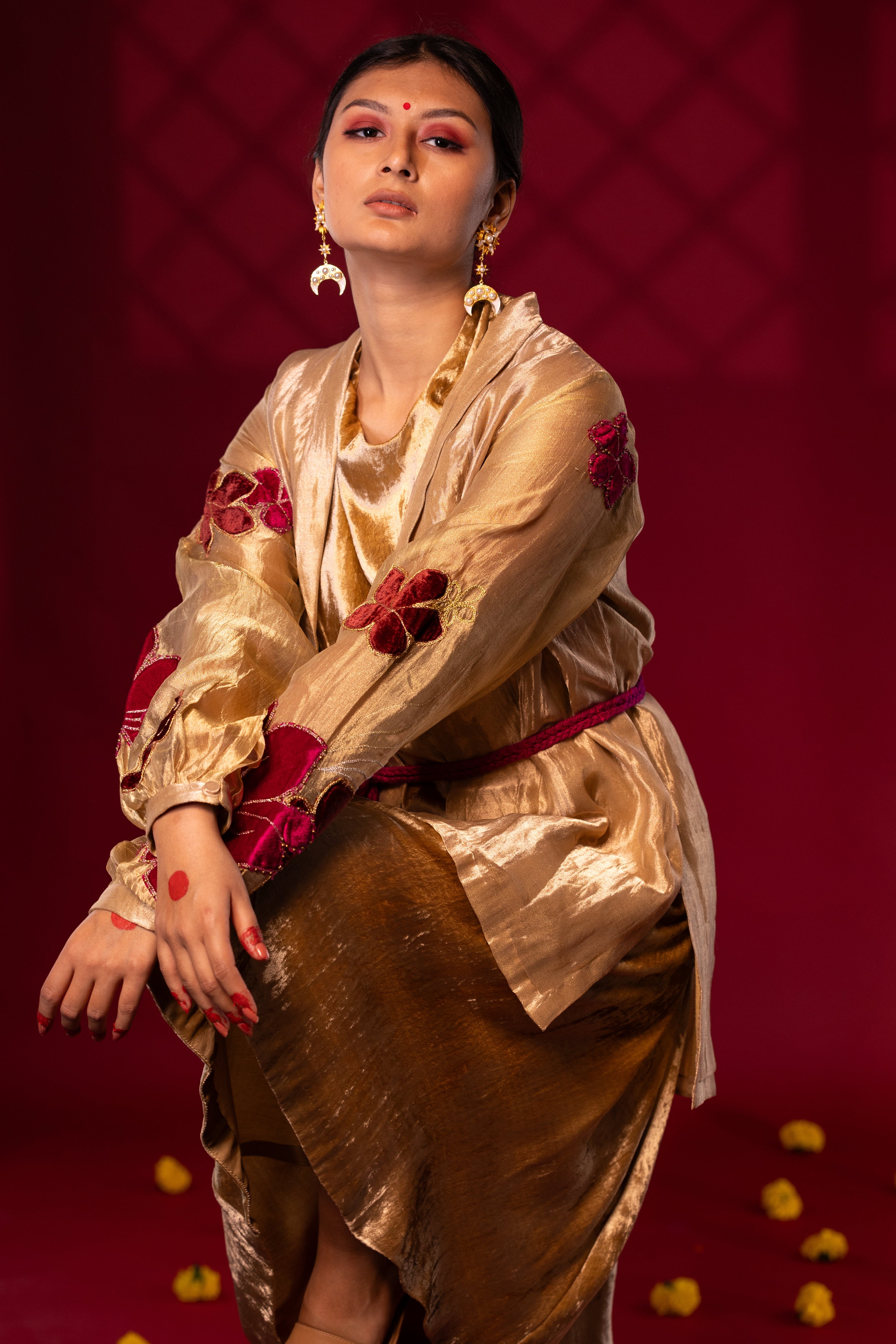 Sur Jacket by Chambray & Co. with Qurbat by Chambray & Co at Kamakhyaa for sustainable fashion