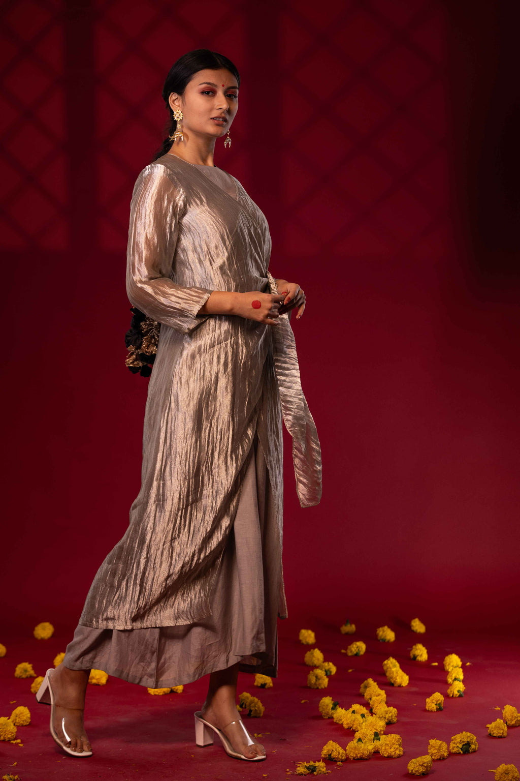 Dhiti by Chambray & Co. with Qurbat by Chambray & Co at Kamakhyaa for sustainable fashion