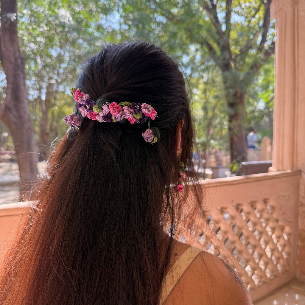Tulips Hair Comb by Ikriit'm with Comb at Kamakhyaa for sustainable fashion