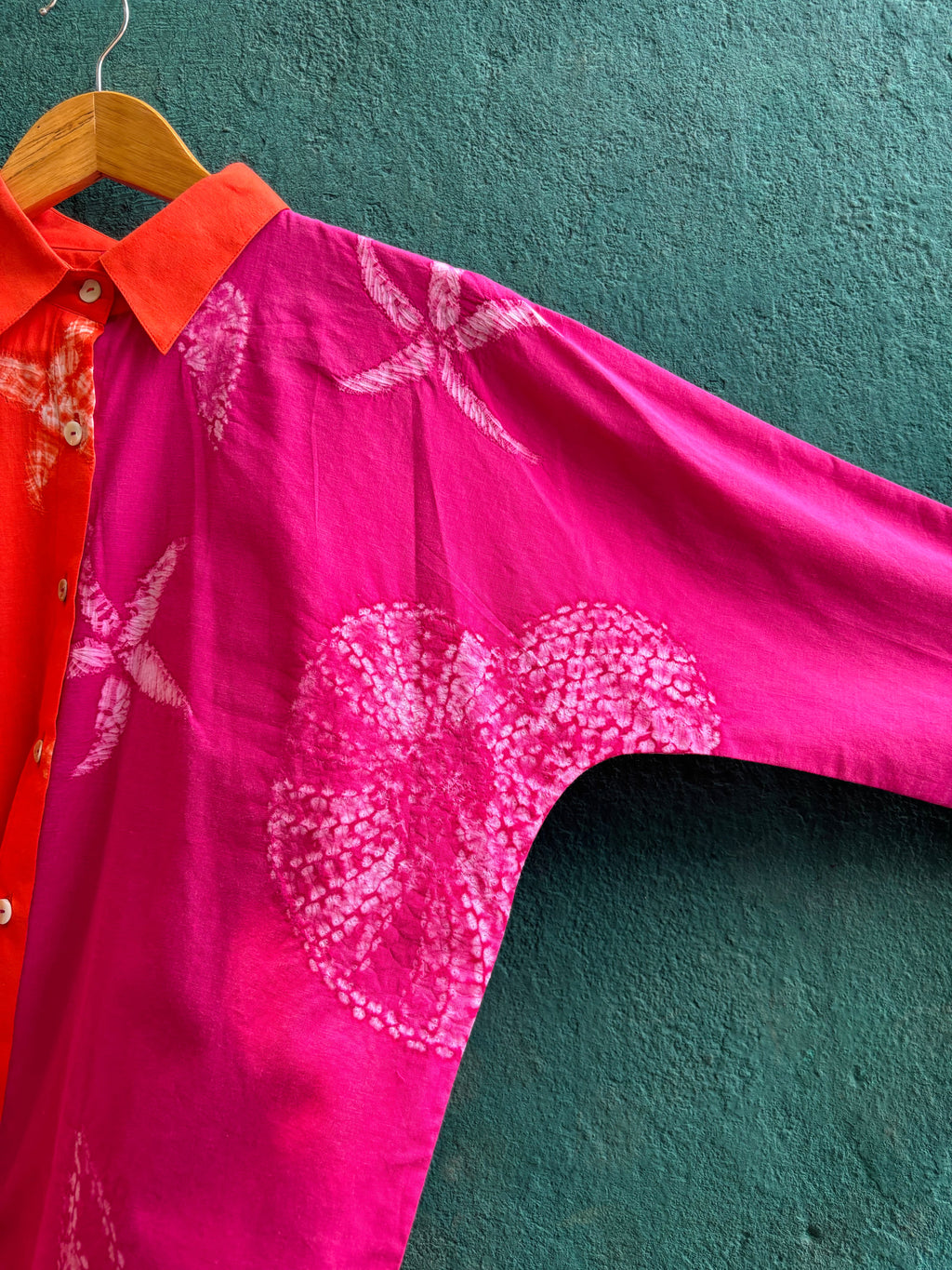 Sunset-Fade Button-Down by anushé pirani with Moana, Tops & Shirts, Womenswear at Kamakhyaa for sustainable fashion