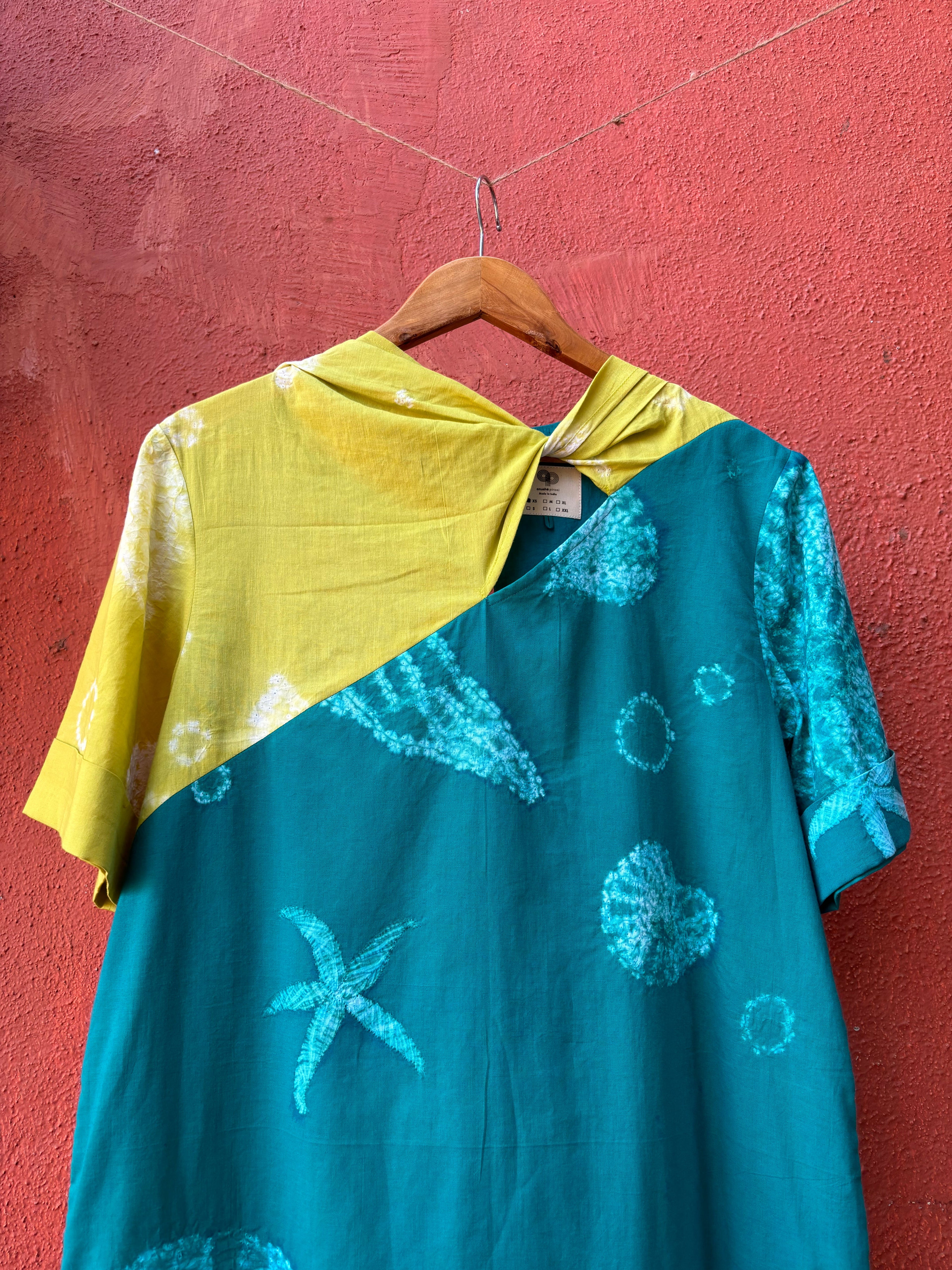 Tropical Twist Shift by anushé pirani with Dresses, Moana, Womenswear at Kamakhyaa for sustainable fashion