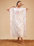 Dance with Waves Kaftan by Bohobi with Large, Medium, Small, X-Large, X-Small at Kamakhyaa for sustainable fashion