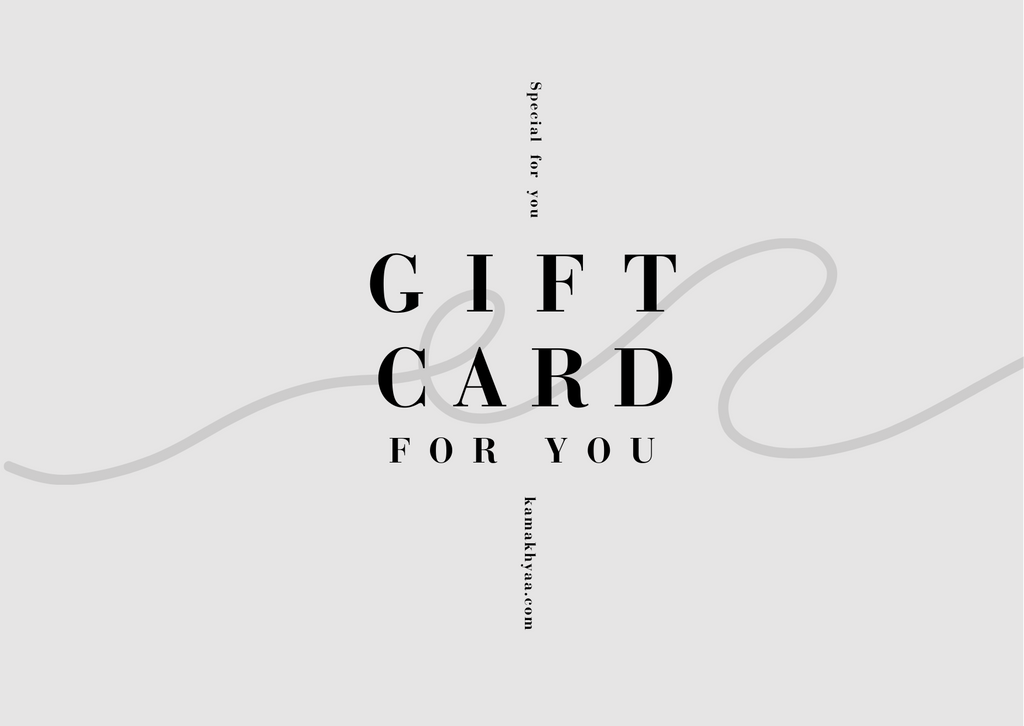 KKY Gift Card by Kamakhyaa with gift card at Kamakhyaa for sustainable fashion