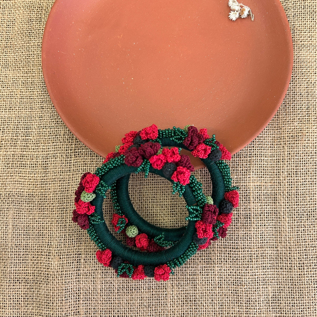 Ruhani Bangles Set of Two by Ikriit'm with Bangle at Kamakhyaa for sustainable fashion