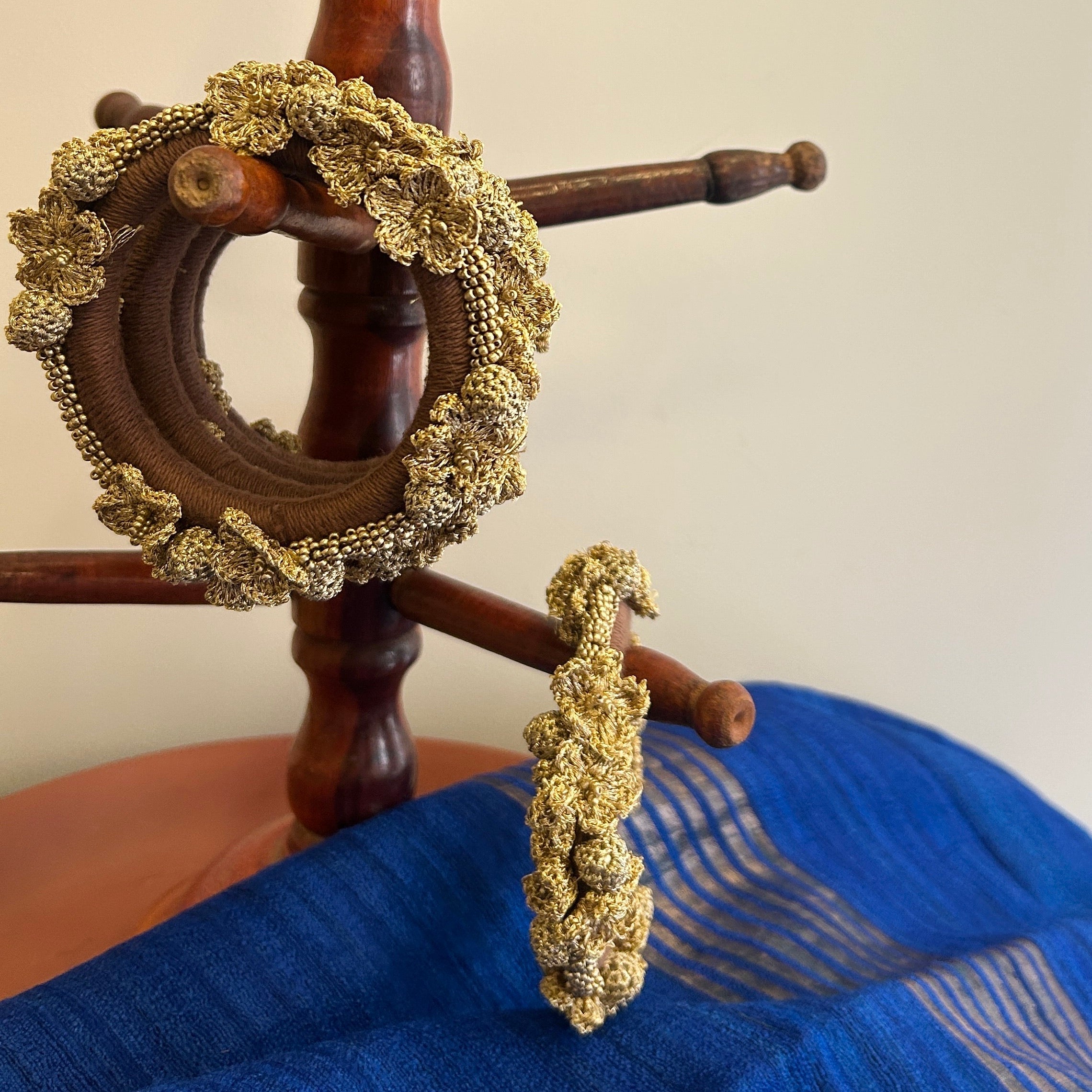 Sunheri Bangles Set of Two by Ikriit'm with Bangle at Kamakhyaa for sustainable fashion