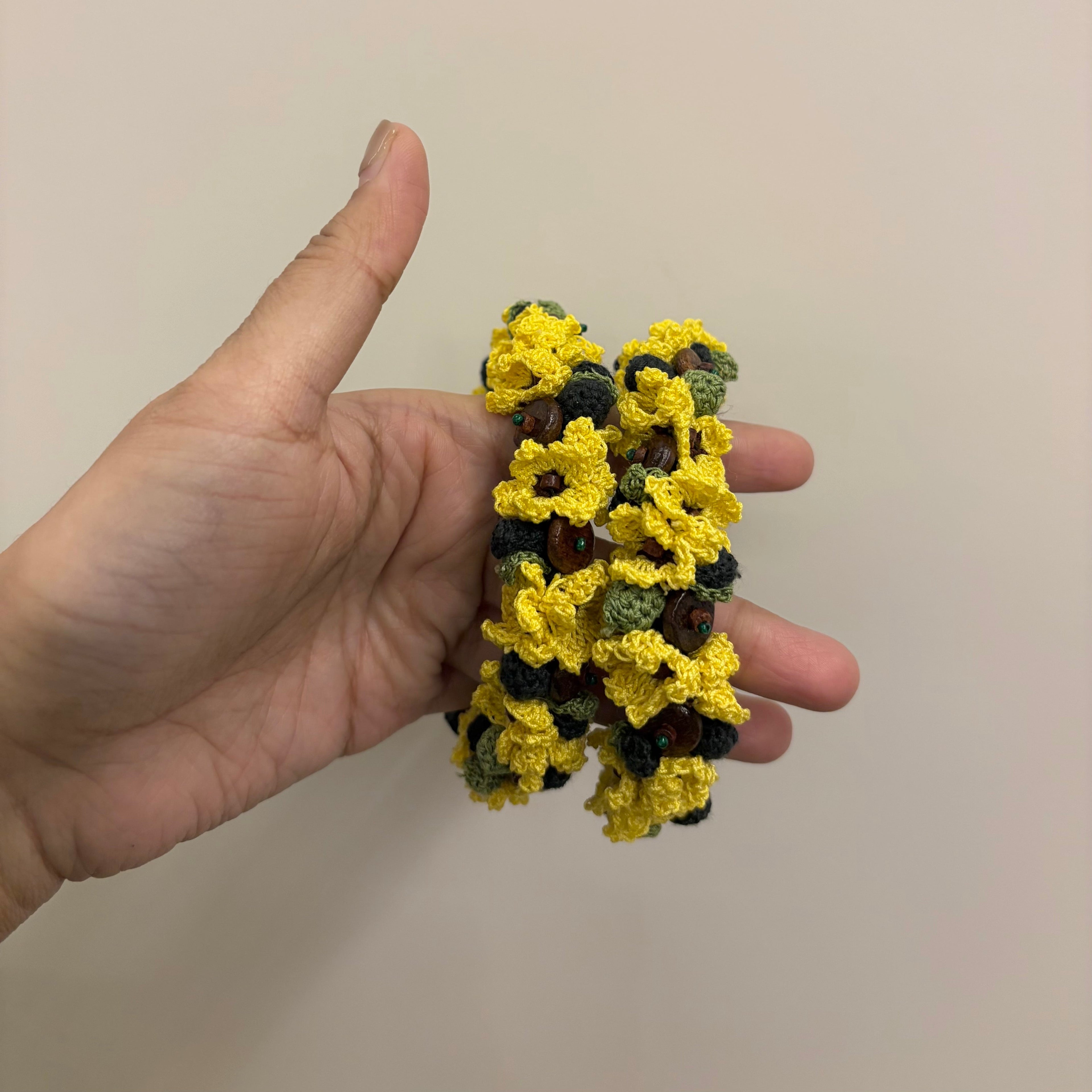 Surajmukhi Bangles Set of Two by Ikriit'm with Bangle at Kamakhyaa for sustainable fashion