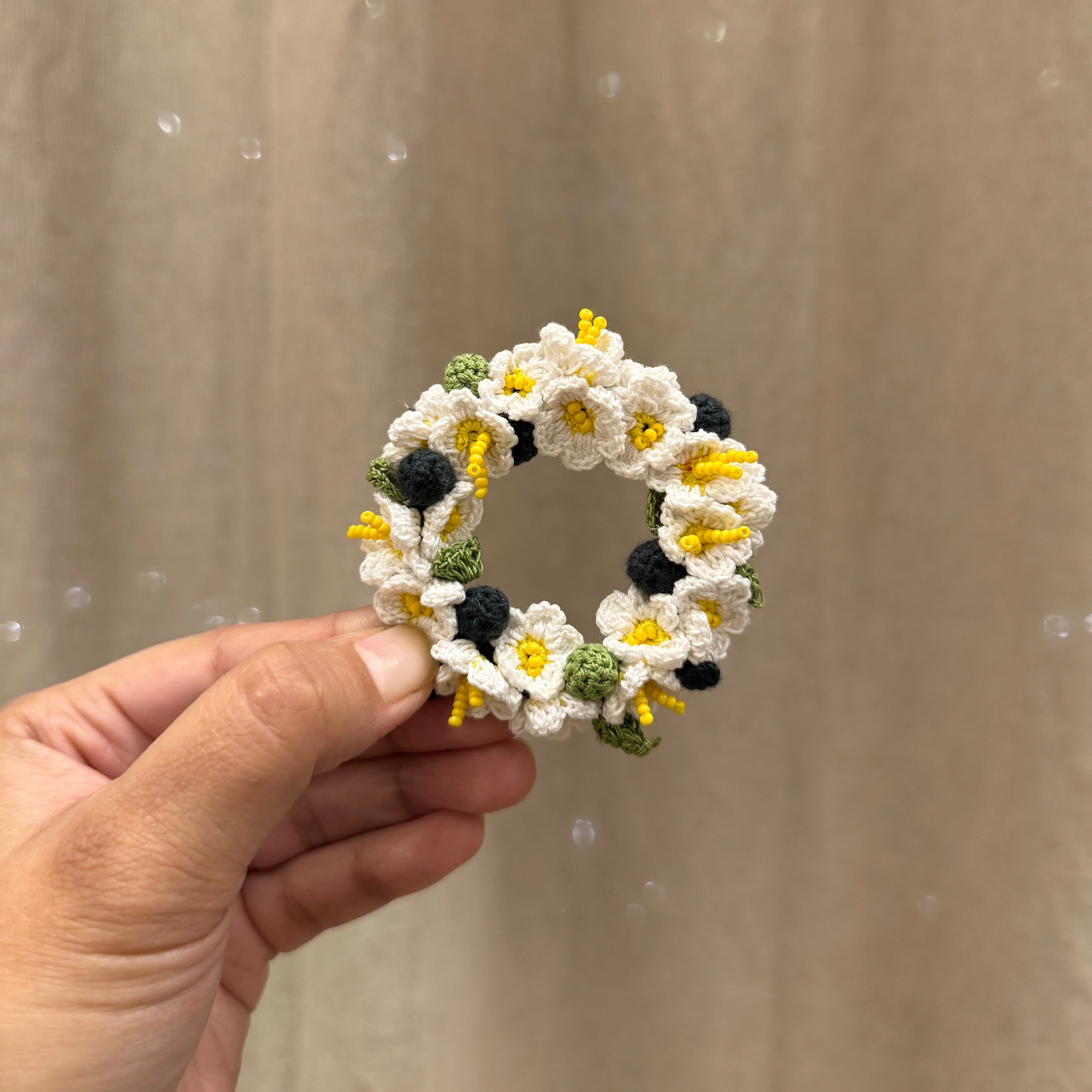 Safed Gul Brooch by Ikriit'm with brooch at Kamakhyaa for sustainable fashion