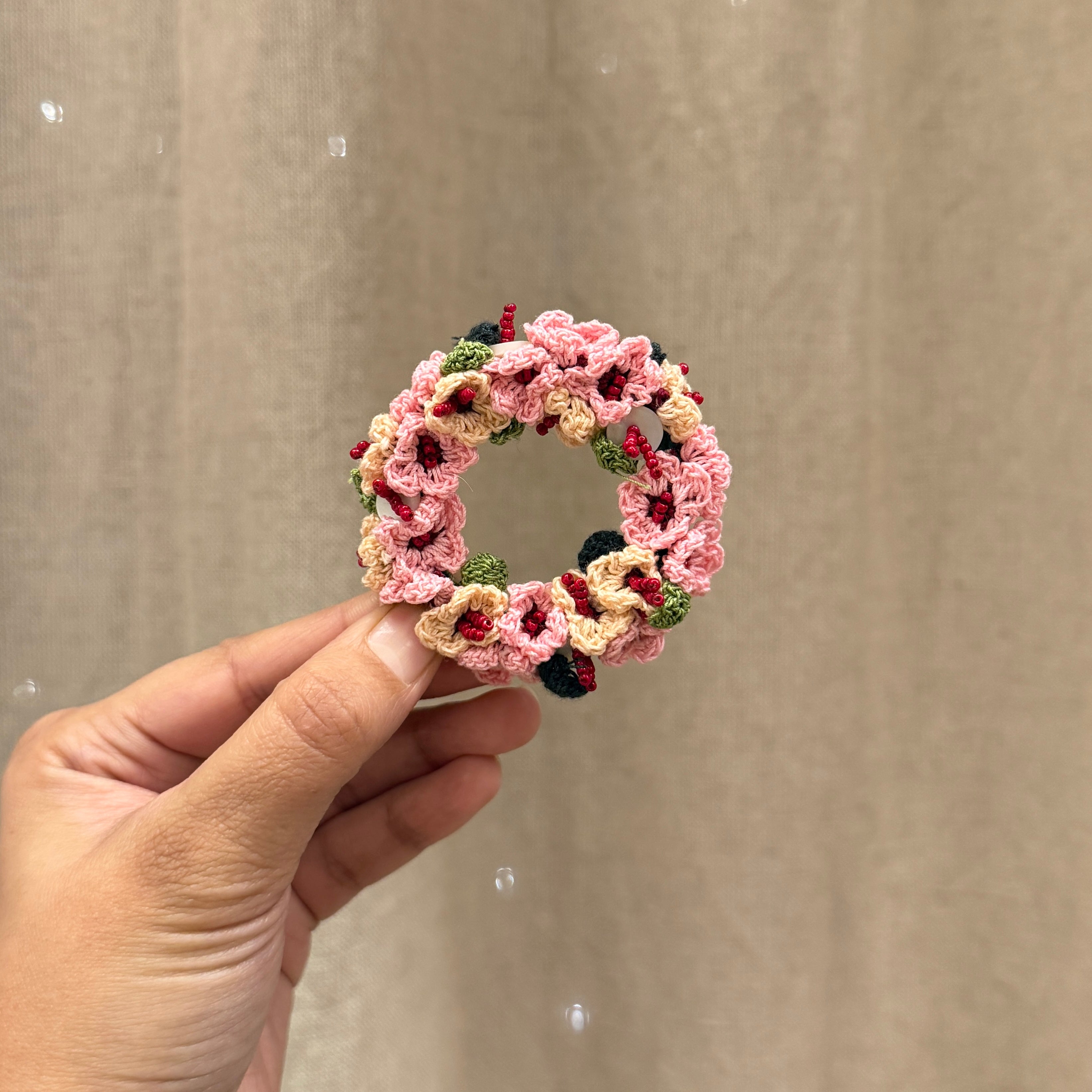 Gulabi Gul Brooch by Ikriit'm with brooch at Kamakhyaa for sustainable fashion