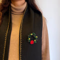 Ruhani Brooch by Ikriit'm with brooch at Kamakhyaa for sustainable fashion