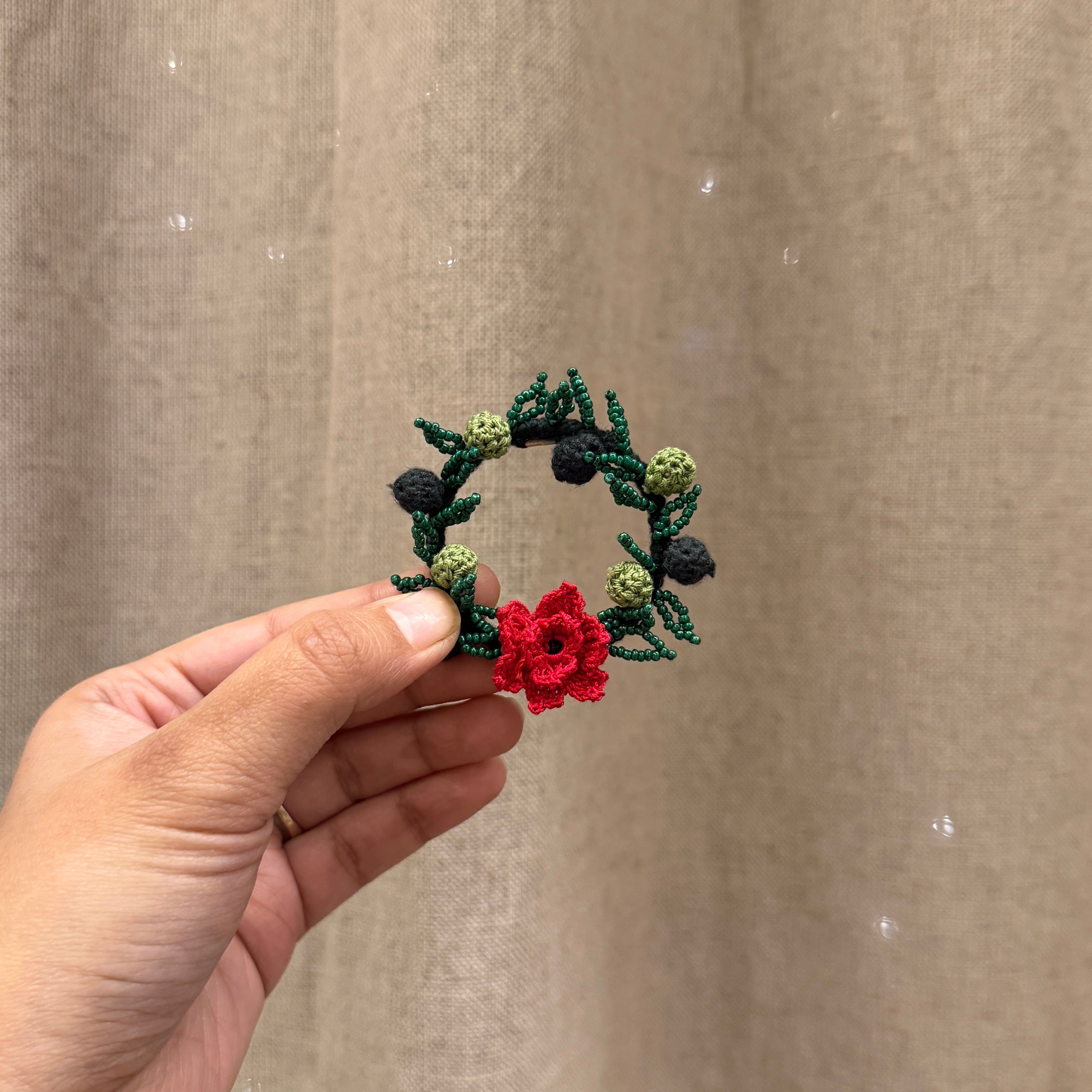 Ruhani Brooch by Ikriit'm with brooch at Kamakhyaa for sustainable fashion