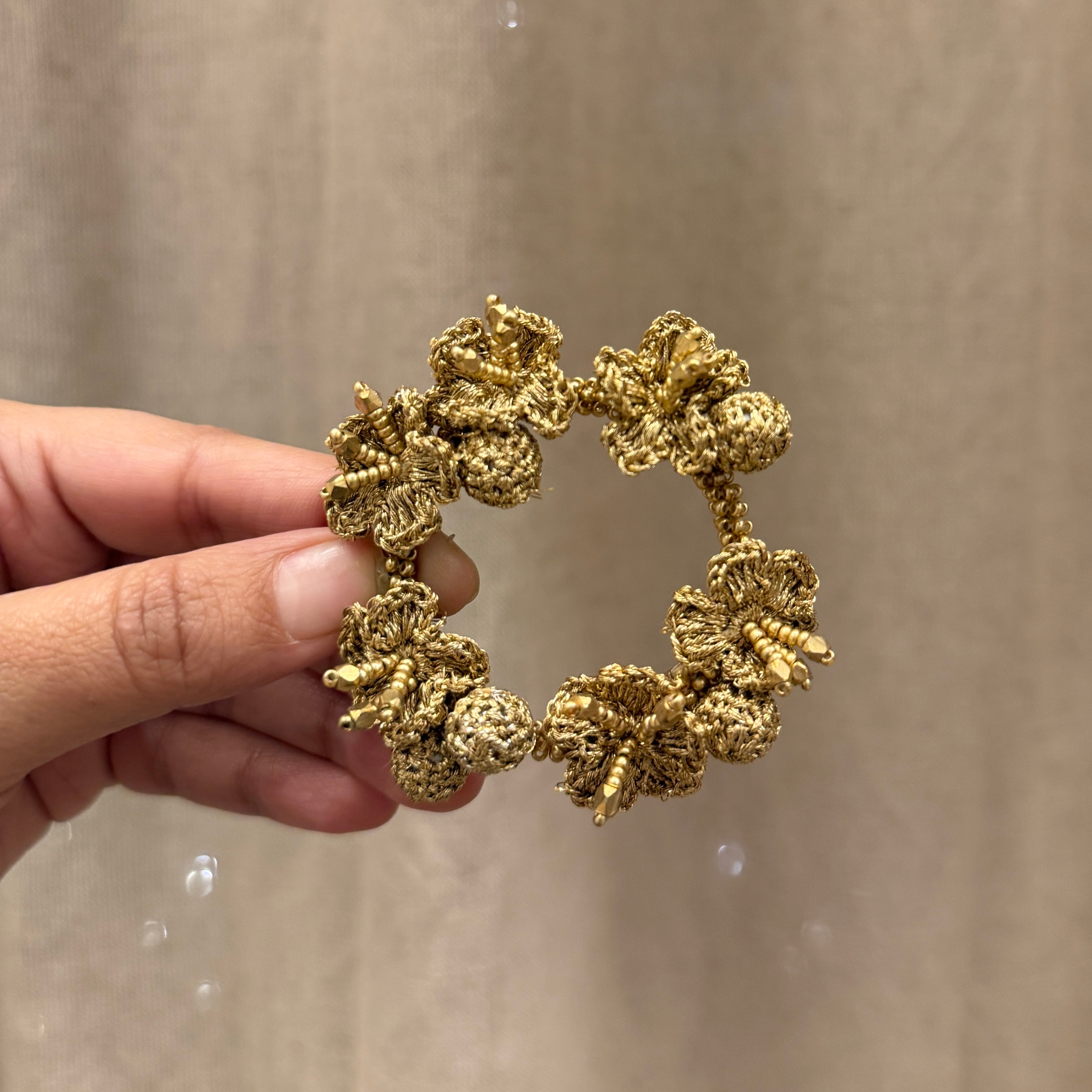 Sunhera Gul Brooch by Ikriit'm with brooch at Kamakhyaa for sustainable fashion