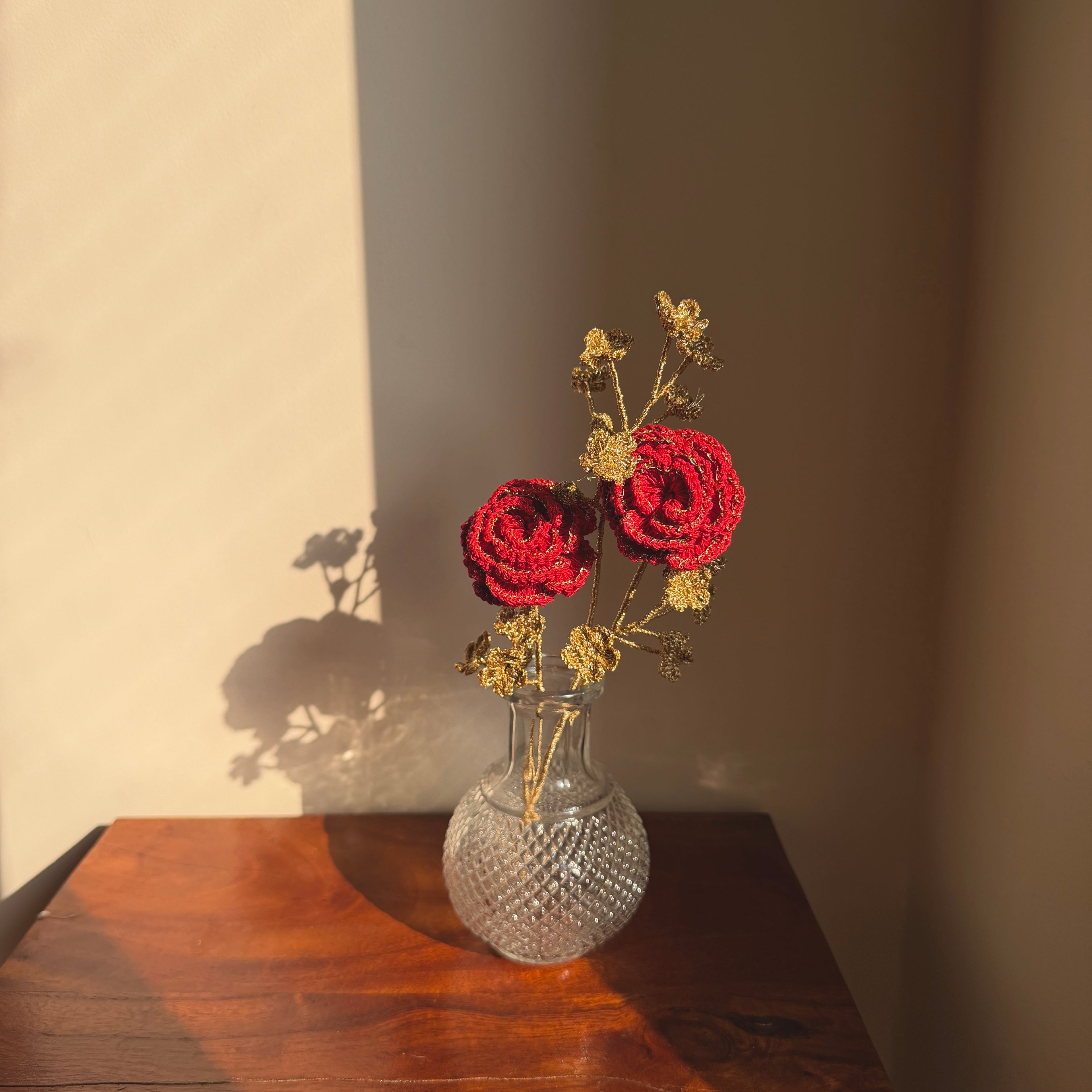 Zari Ruhani Blooms by Ikriit'm with bouquet, Decor at Kamakhyaa for sustainable fashion