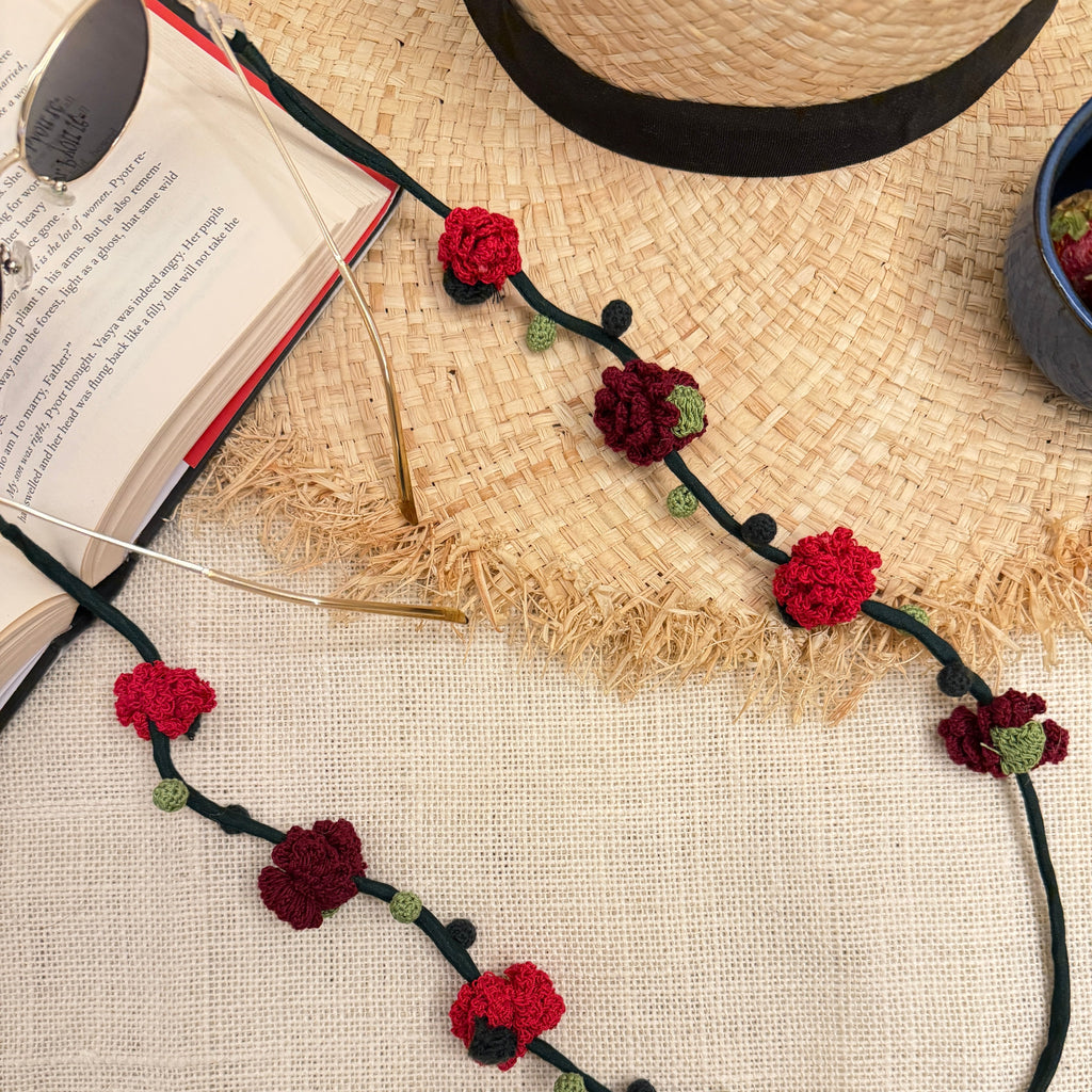 Gulab Ruh Specs String by Ikriit'm with Specs Strings at Kamakhyaa for sustainable fashion