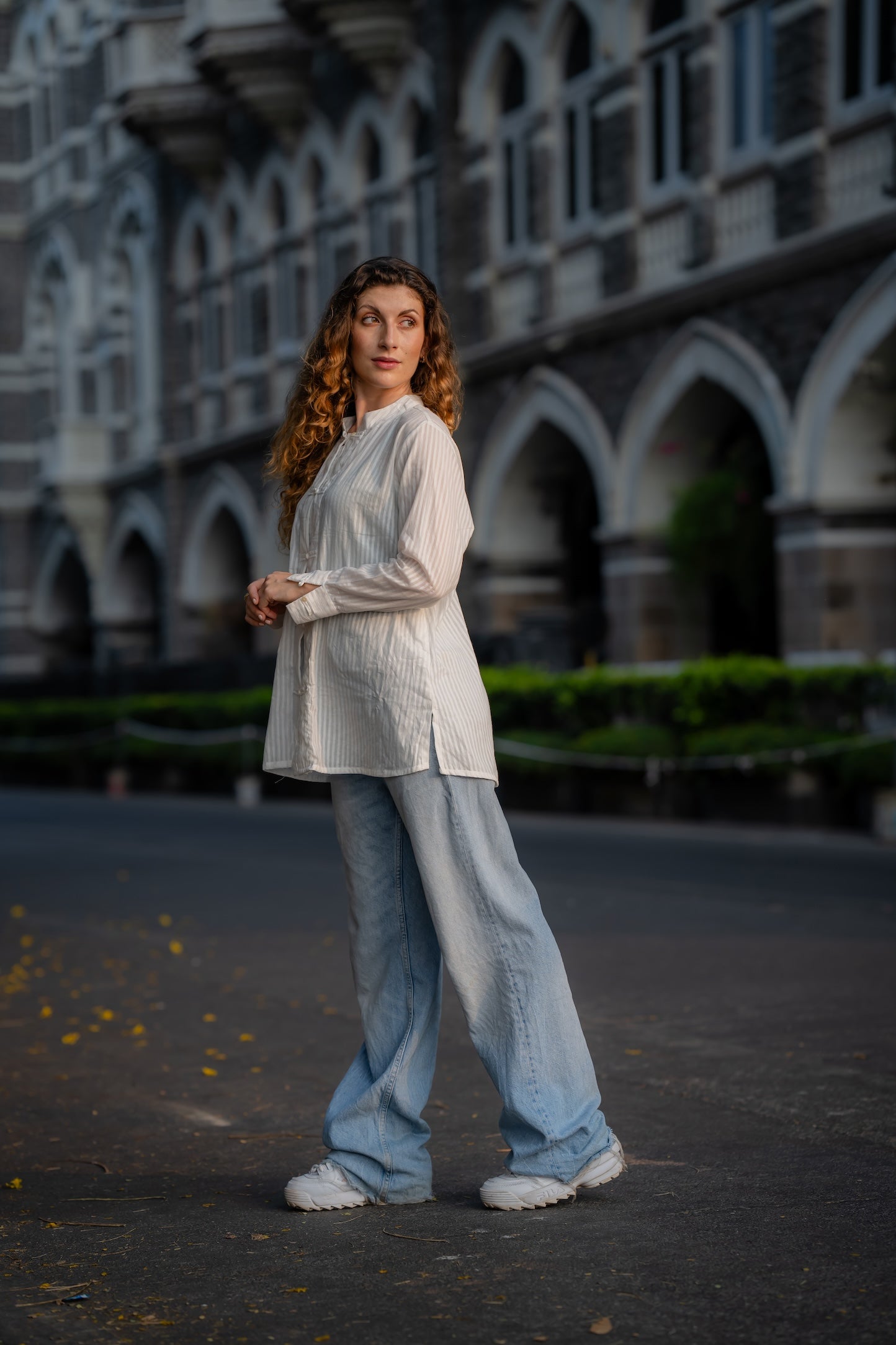 White Textured Handwoven Shirt by Krushnachuda with Chilika by Krushnachuda, Handloom Cotton, Loose Fit, Natural Dye, Organic, Outerwear, Self Design, White, Womenswear at Kamakhyaa for sustainable fashion