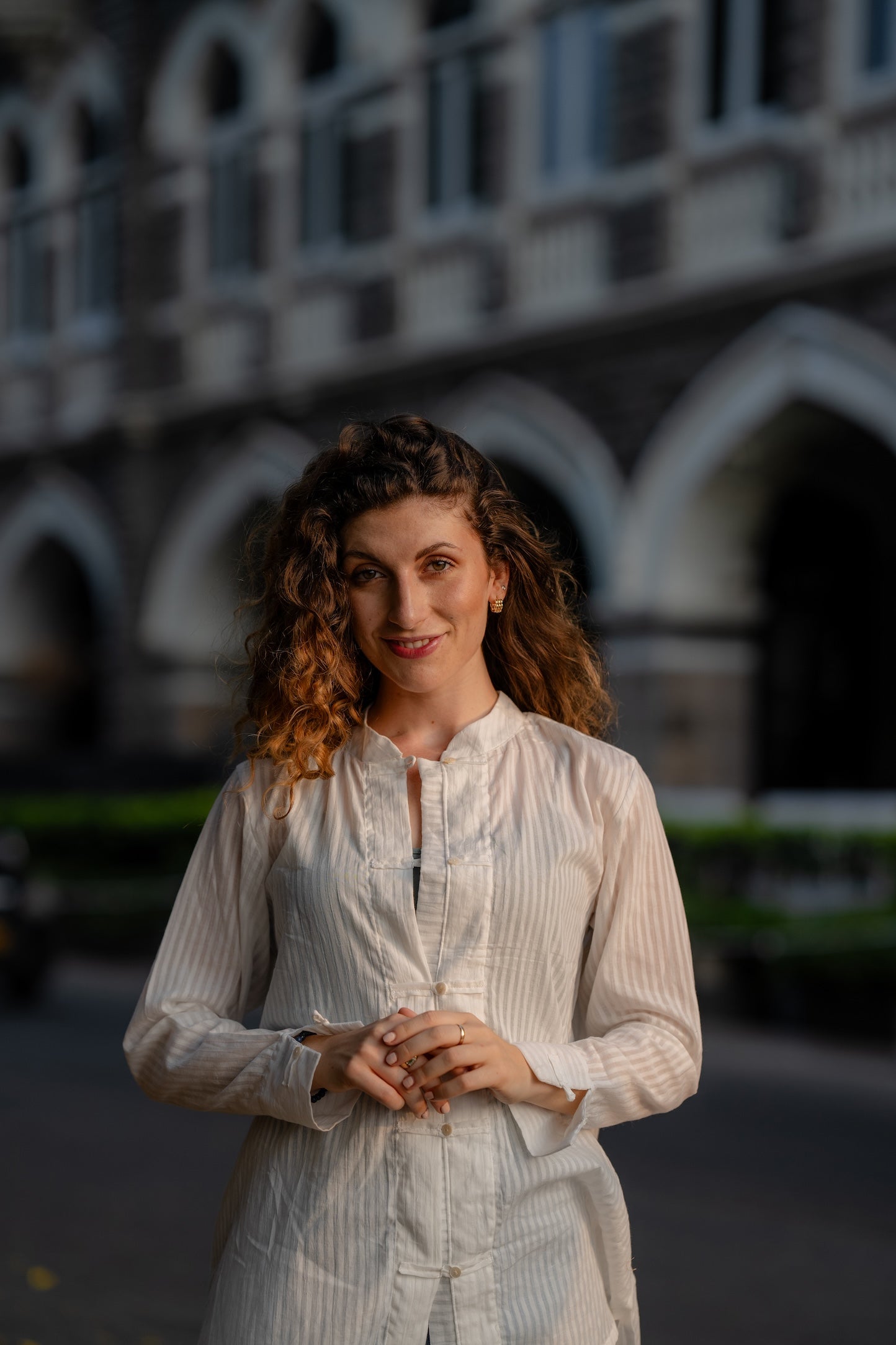 White Textured Handwoven Shirt by Krushnachuda with Chilika by Krushnachuda, Handloom Cotton, Loose Fit, Natural Dye, Organic, Outerwear, Self Design, White, Womenswear at Kamakhyaa for sustainable fashion