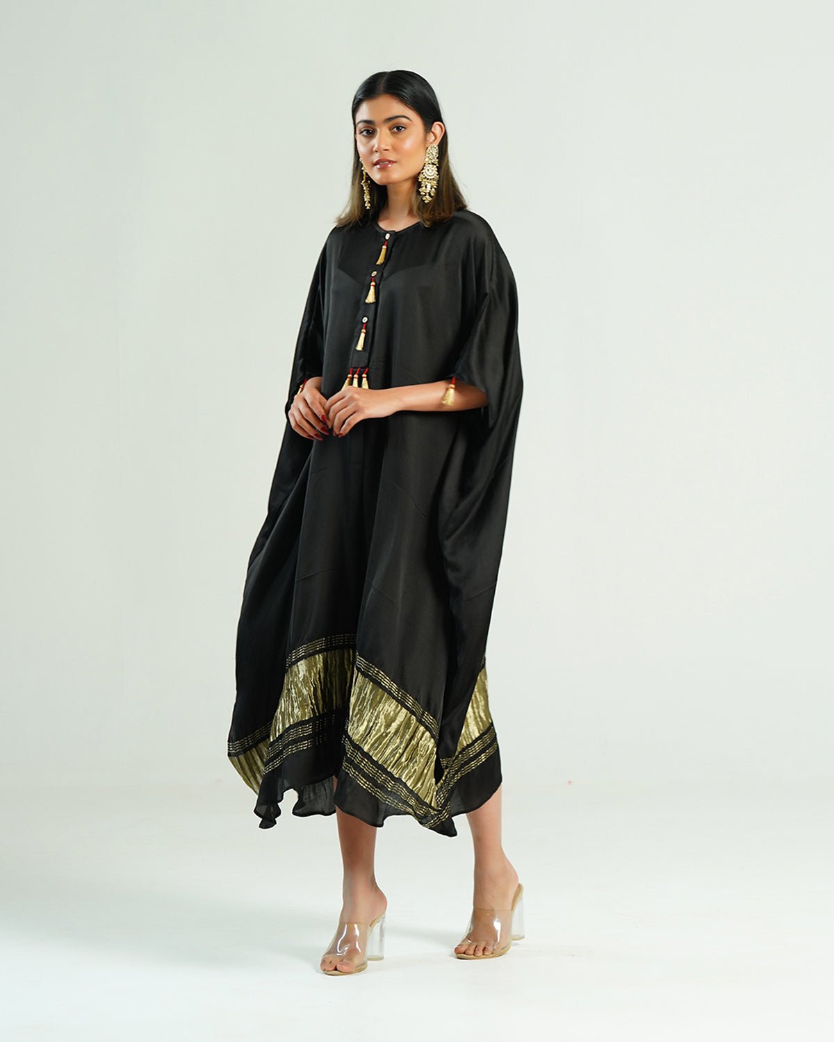 Kaftan Kutch - Black / Gold - Mayura Kumar