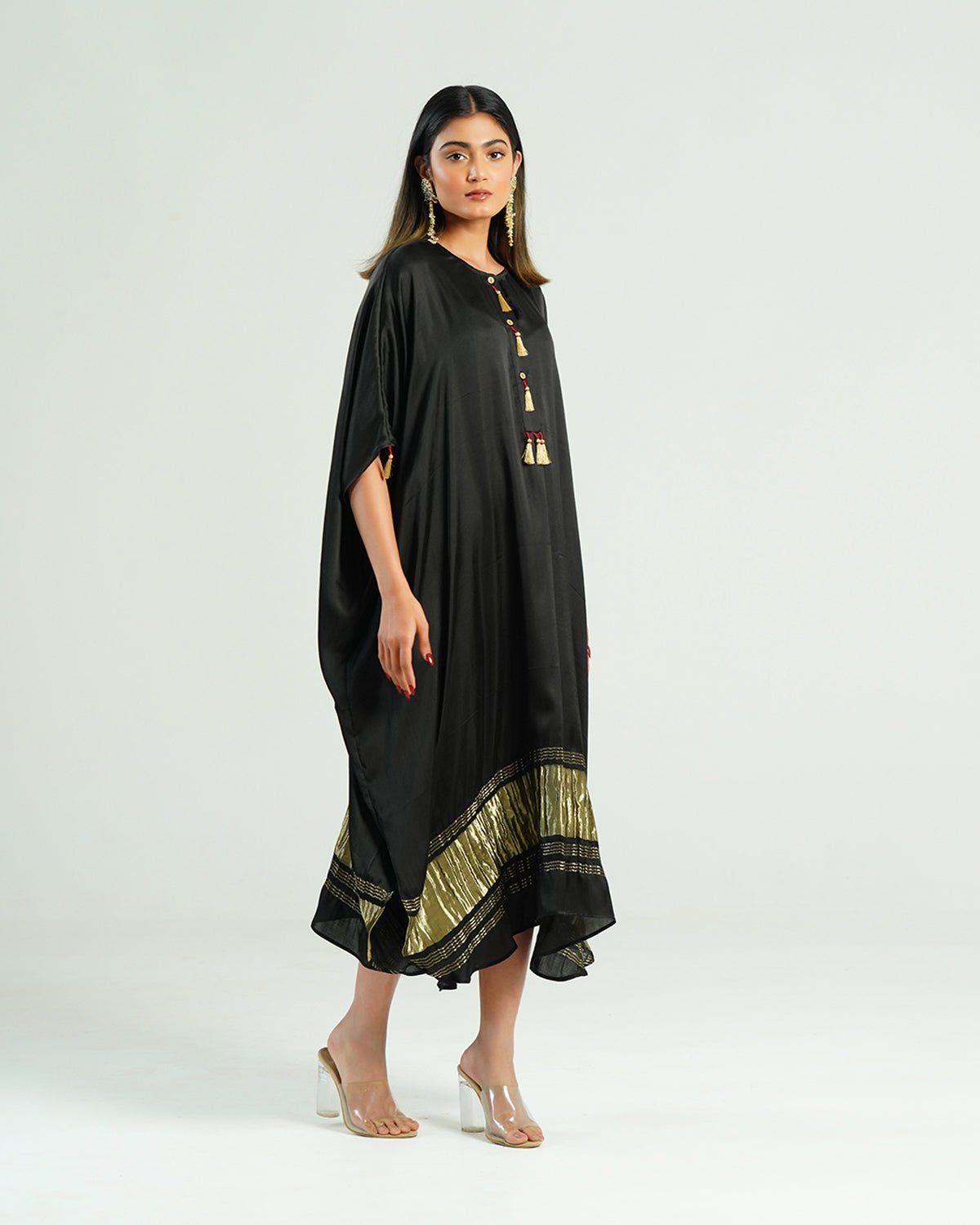 Kaftan Kutch - Black / Gold - Mayura Kumar