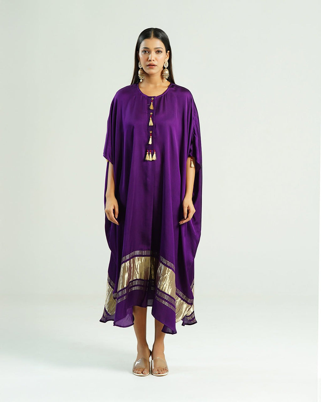 Kaftan Kutch - Purple / Gold - Mayura Kumar
