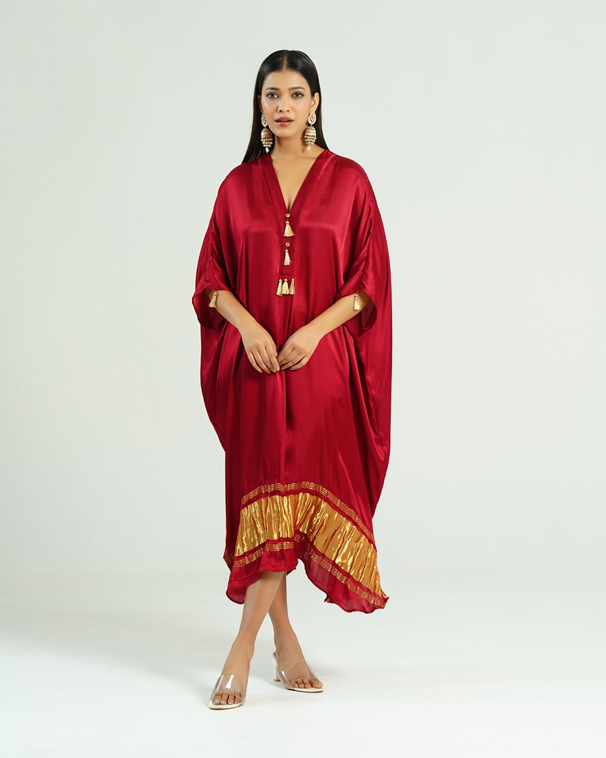 Kaftan Kutch - Red / Gold - Mayura Kumar