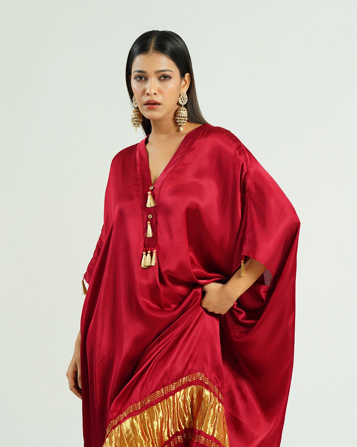Kaftan Kutch - Red / Gold - Mayura Kumar