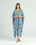 Kaftan Patola - Sky Blue/Gold - Mayura Kumar