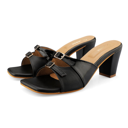 Monochrome Heels by Ek Agga with Black, heels, stylish at Kamakhyaa for sustainable fashion