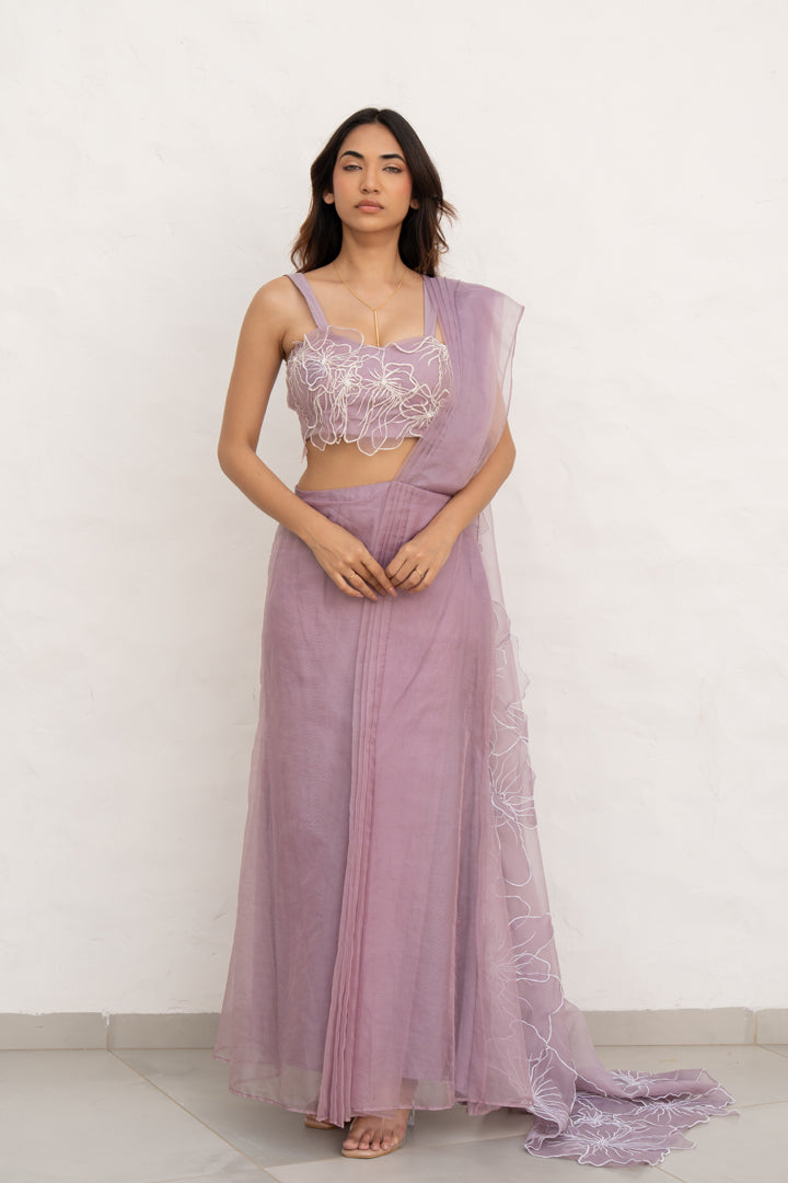 Viola by Chambray & Co. with Artisanal Wear, Eco Fashion, Handcrafted at Kamakhyaa for sustainable fashion