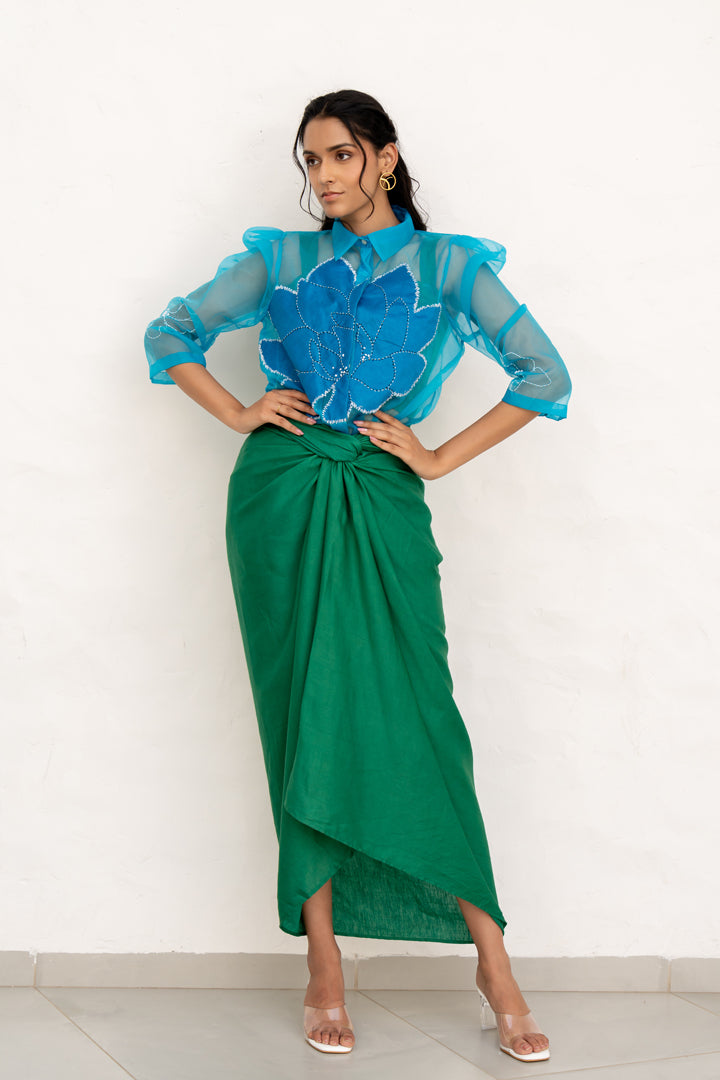 Astra by Chambray & Co with Artisanal Wear, Eco Fashion, Handcrafted at Kamakhyaa for sustainable fashion