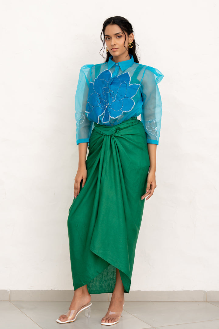 Astra by Chambray & Co with Artisanal Wear, Eco Fashion, Handcrafted at Kamakhyaa for sustainable fashion